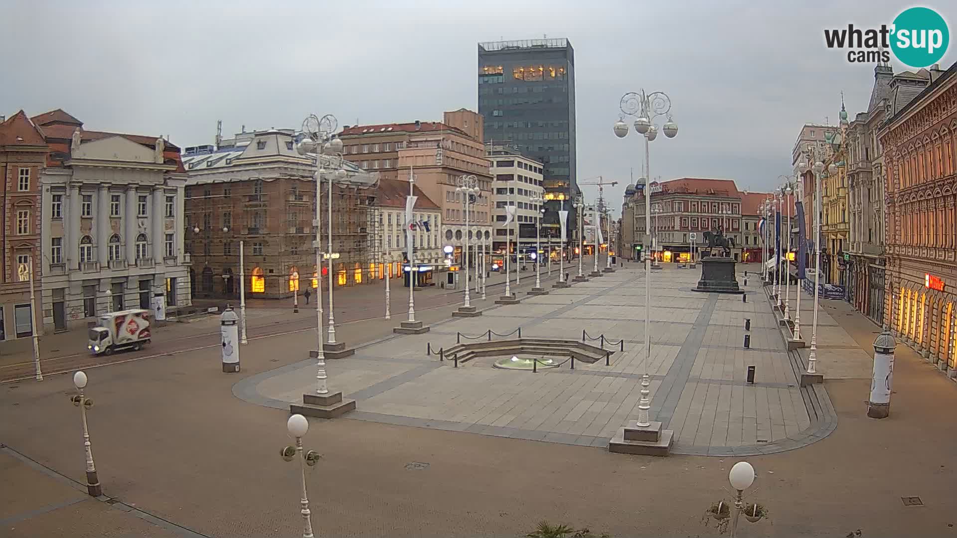 Zagabria Live Webcam piazza Bana Jelačić