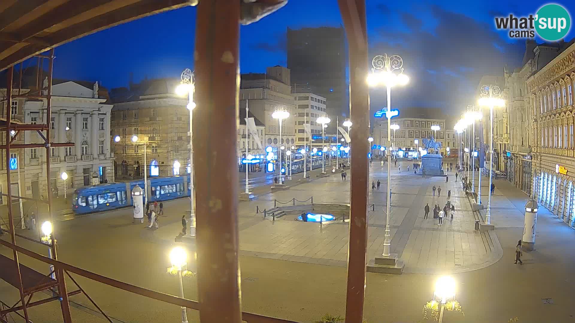 Zagreb Live Webcam Platz Bana Jelačić