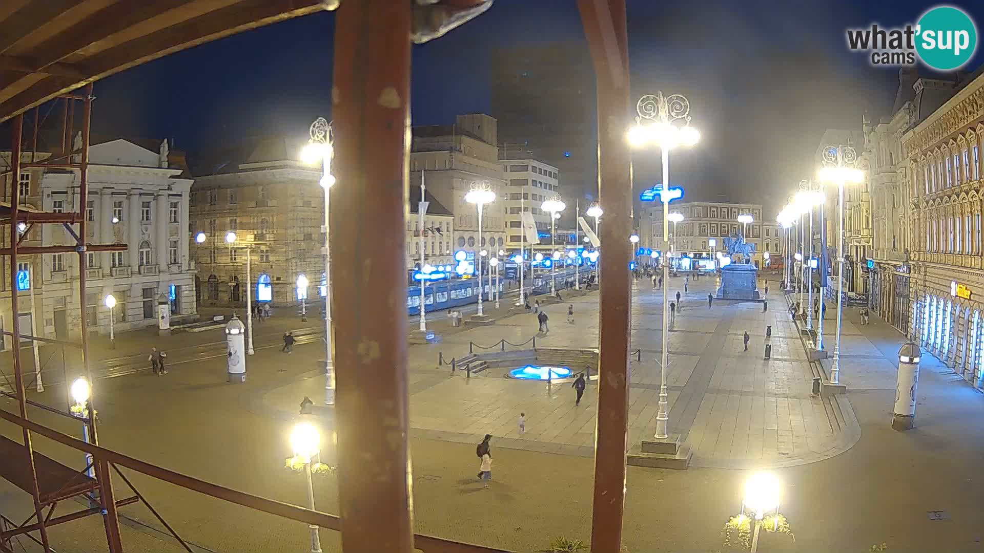 Zagreb camera en vivo plaza Bana Jelačić