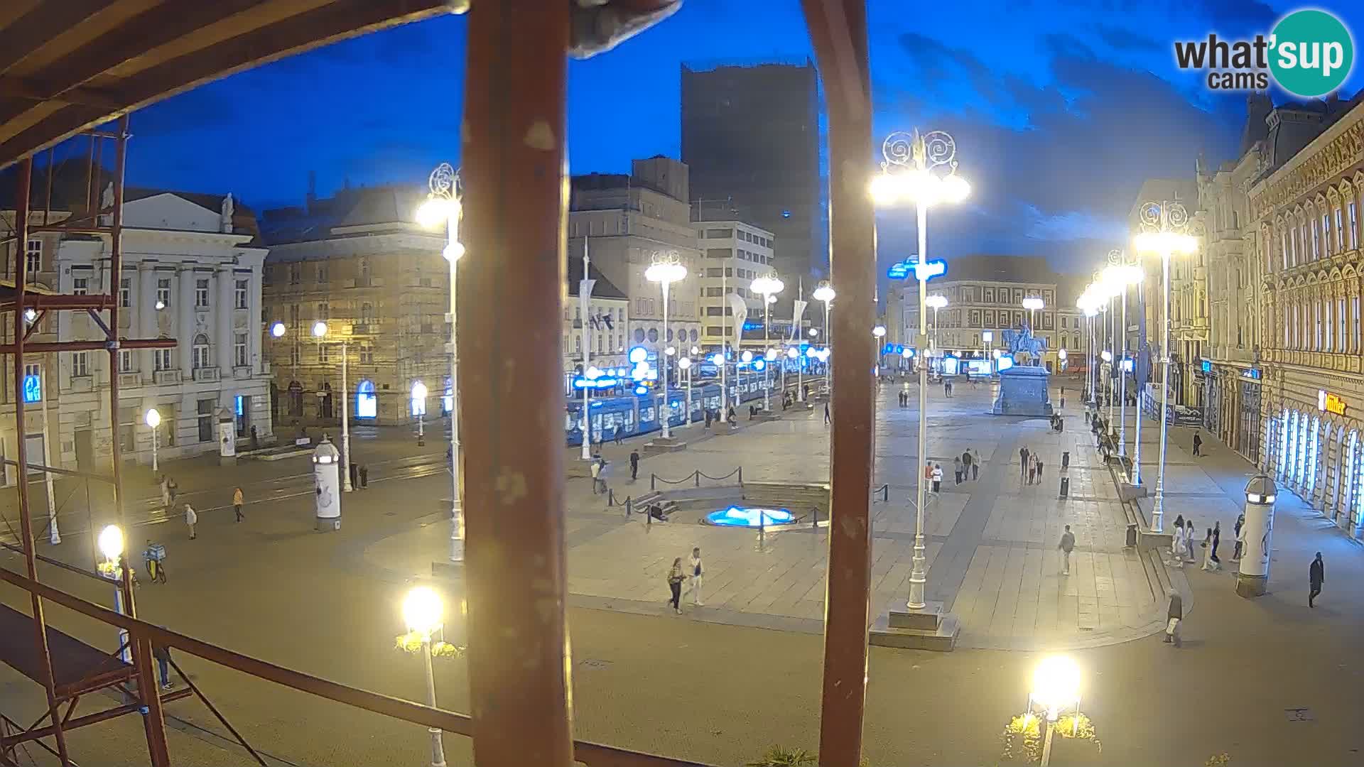 Zagabria Live Webcam piazza Bana Jelačić