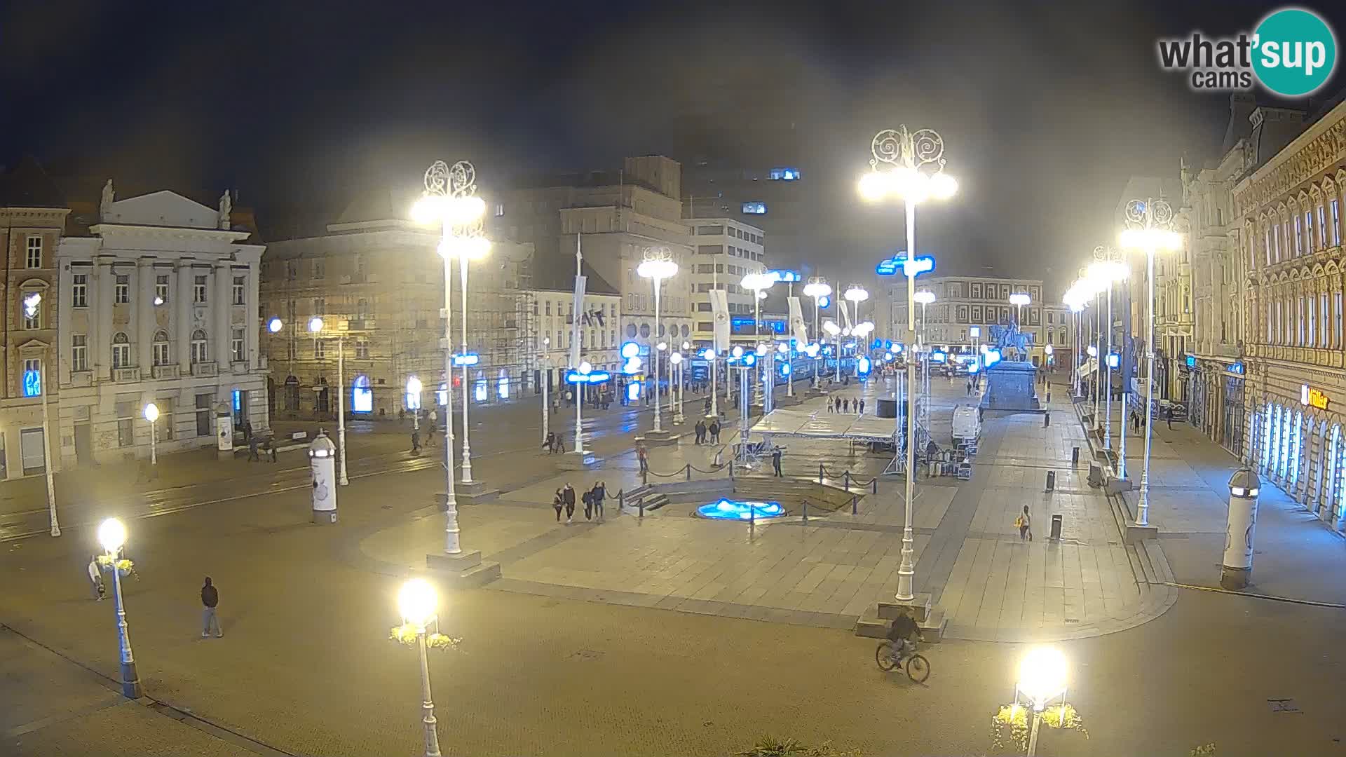 Zagreb web kamera trg Bana Jelačića