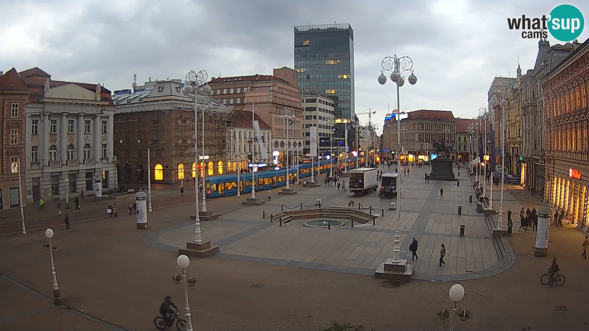 Zagabria Live Webcam piazza Bana Jelačić
