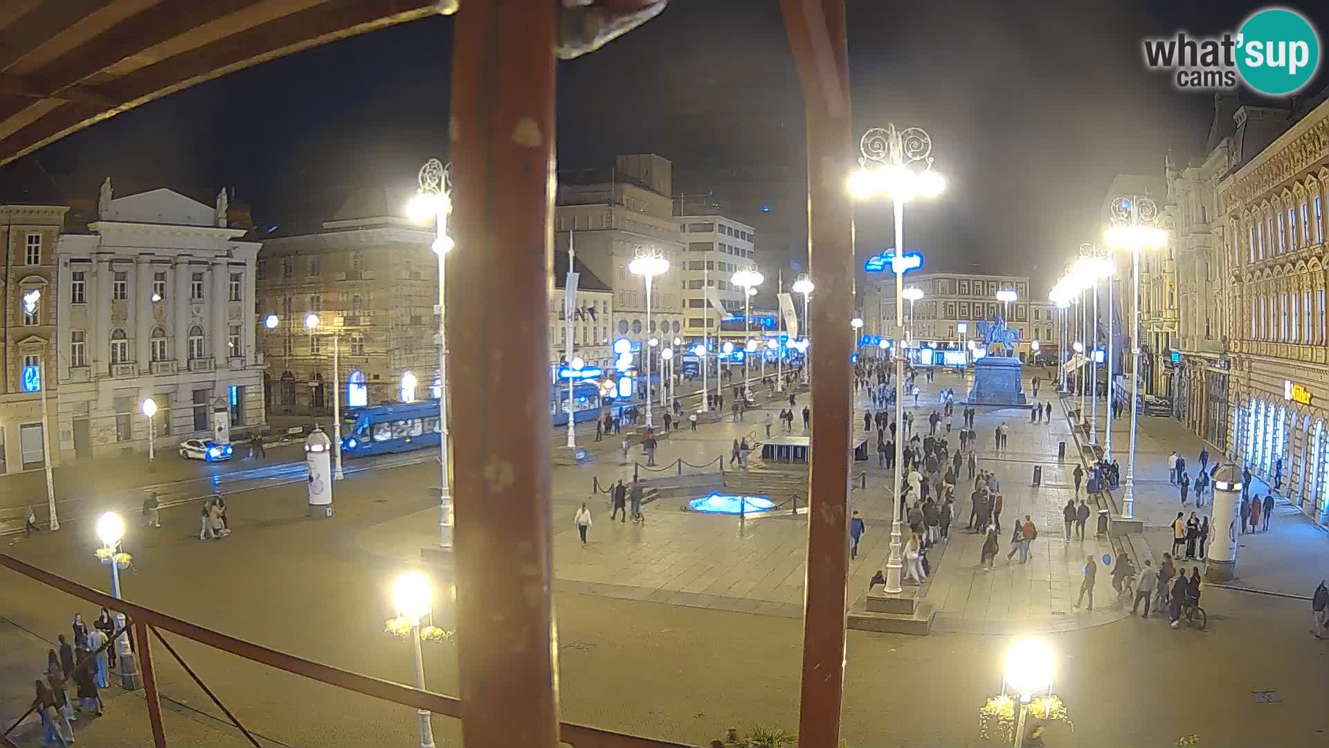 Zagreb camera en vivo plaza Bana Jelačić