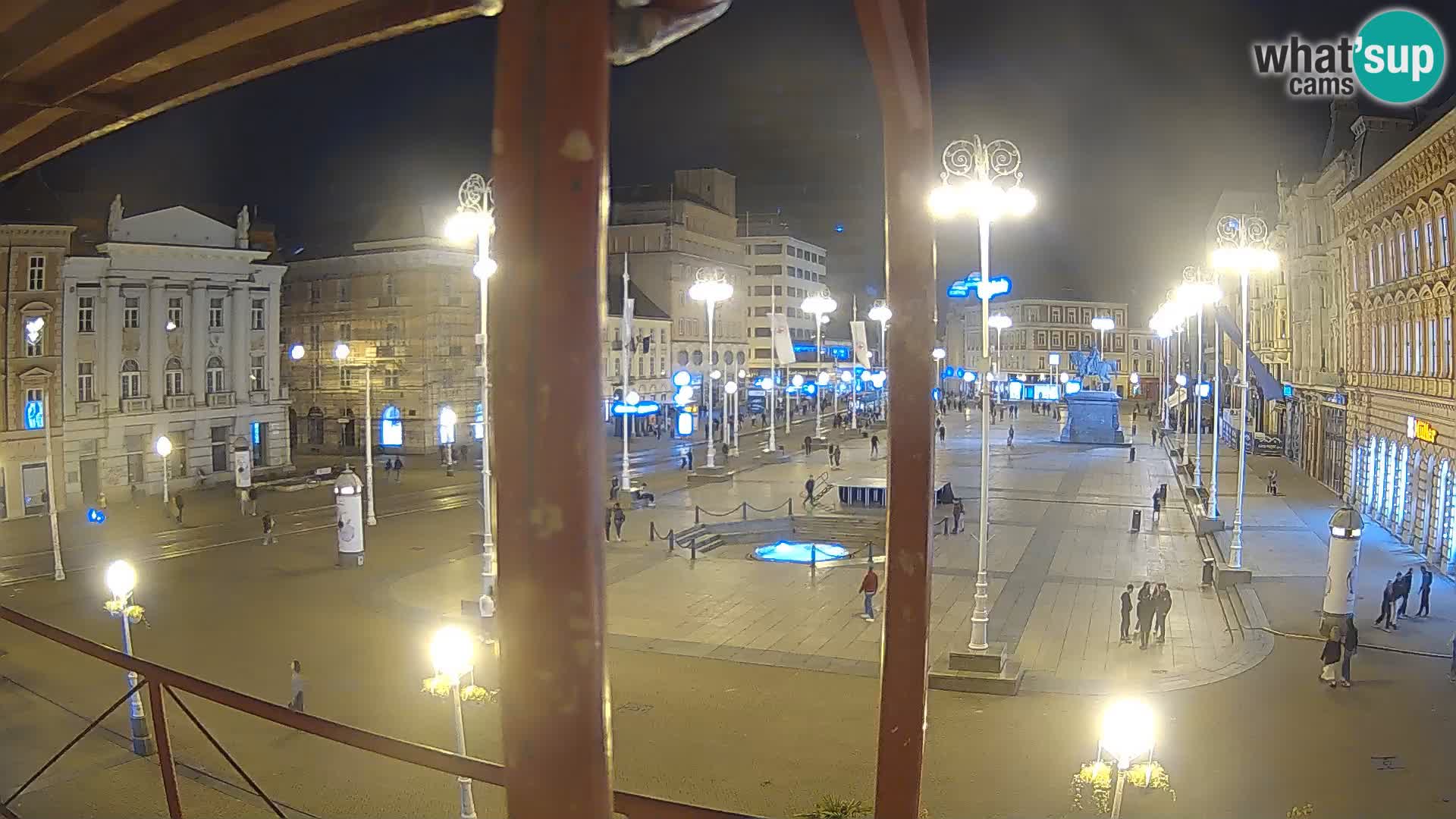 Zagreb Live Webcam Platz Bana Jelačić