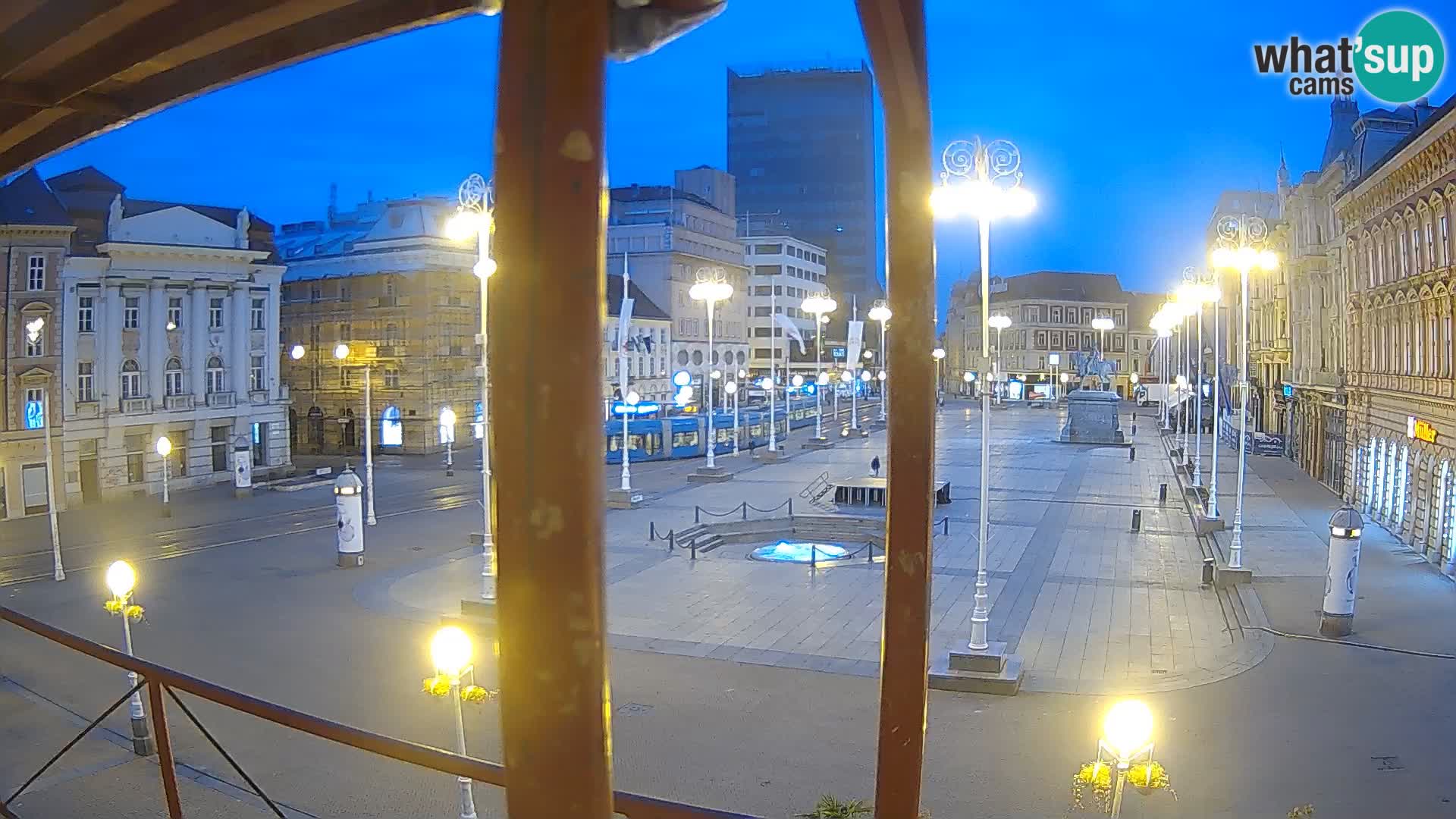 Zagabria Live Webcam piazza Bana Jelačić