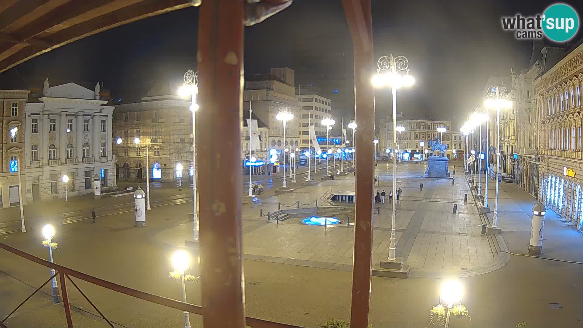 Zagreb Live Webcam – Bana Jelačić square