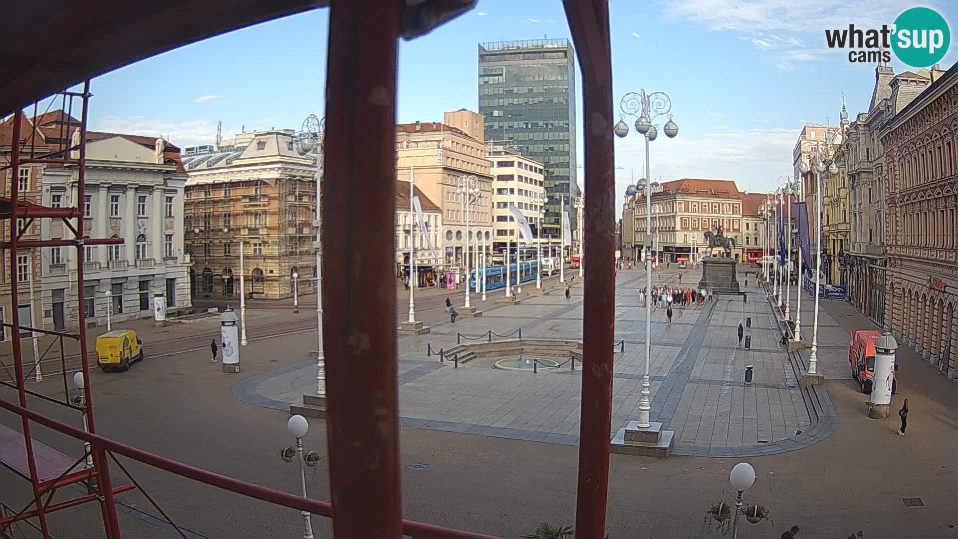 Zagabria Live Webcam piazza Bana Jelačić