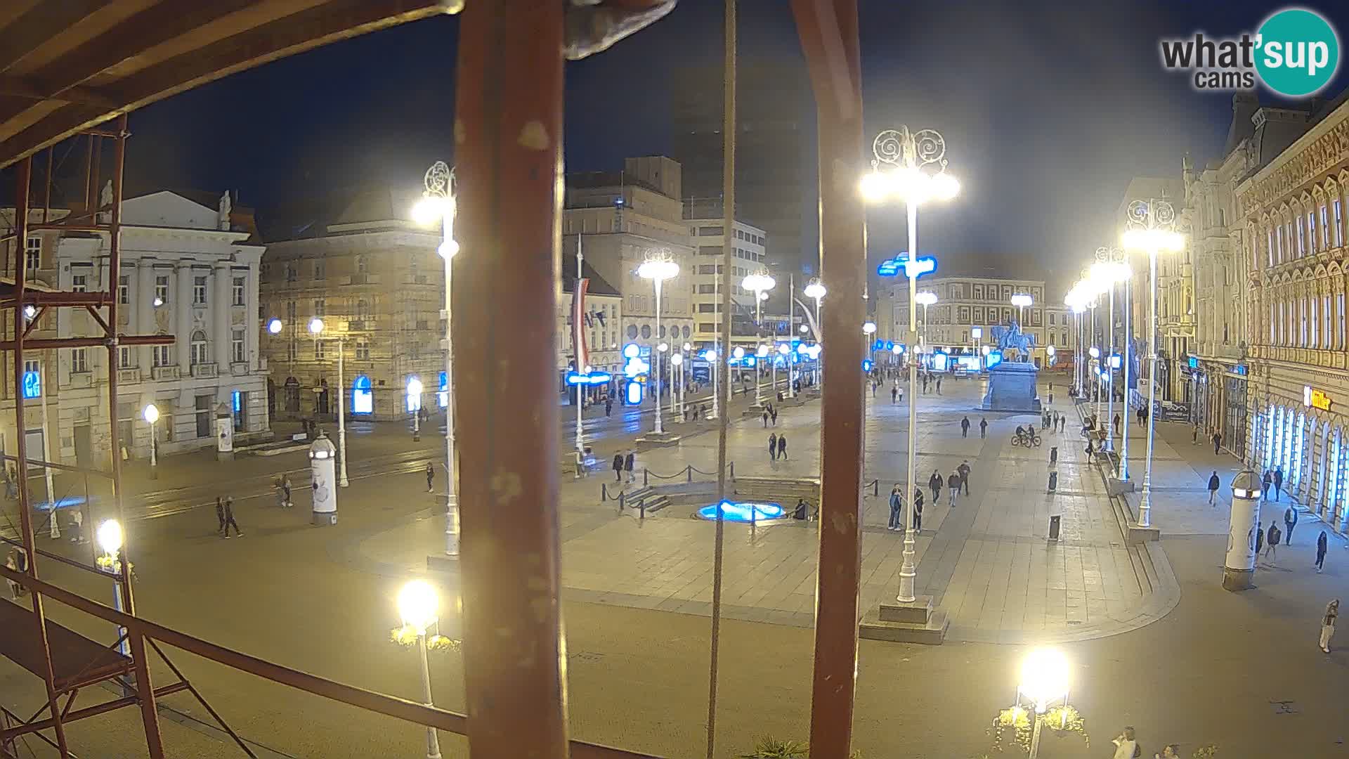 Zagreb Live Webcam – Bana Jelačić square