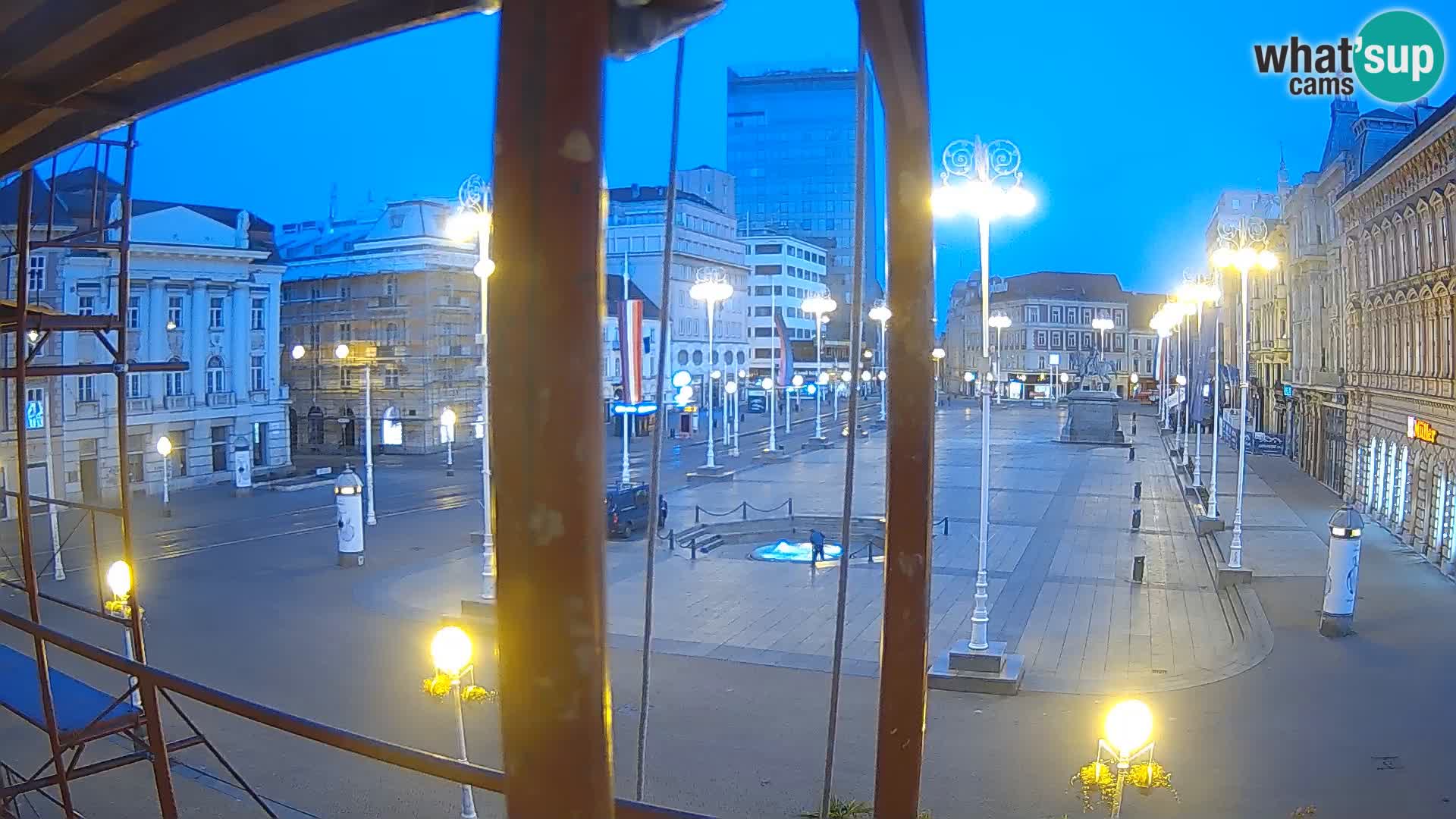 Zagabria Live Webcam piazza Bana Jelačić