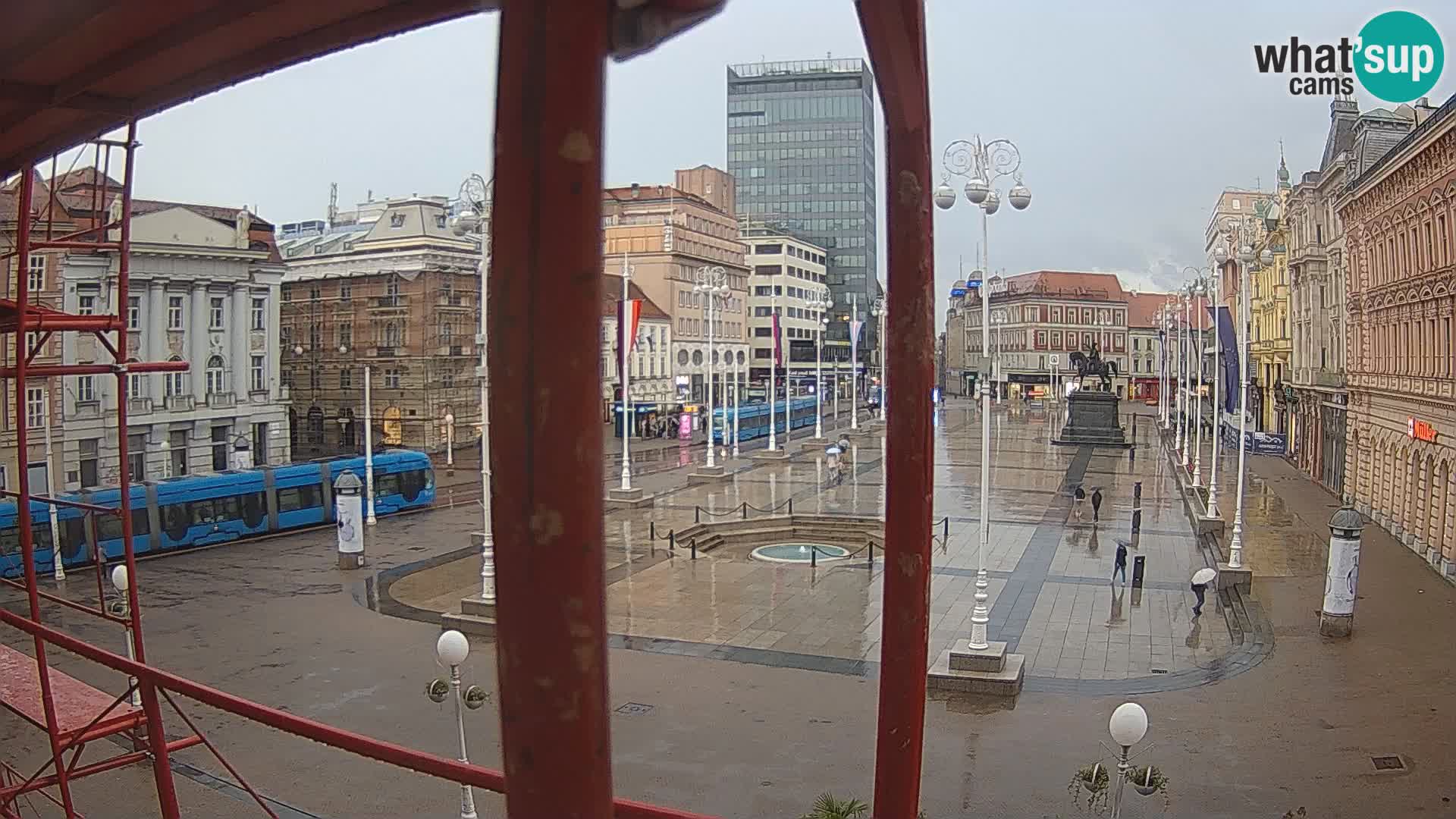 Zagreb camera en vivo plaza Bana Jelačić