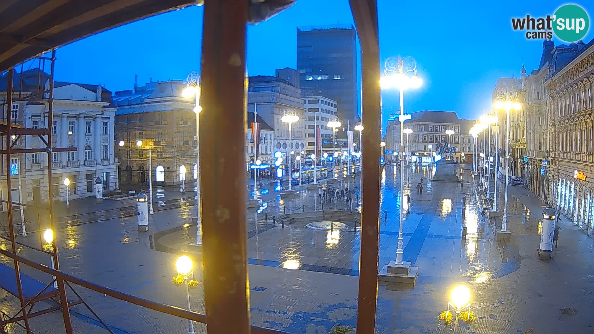 Zagabria Live Webcam piazza Bana Jelačić