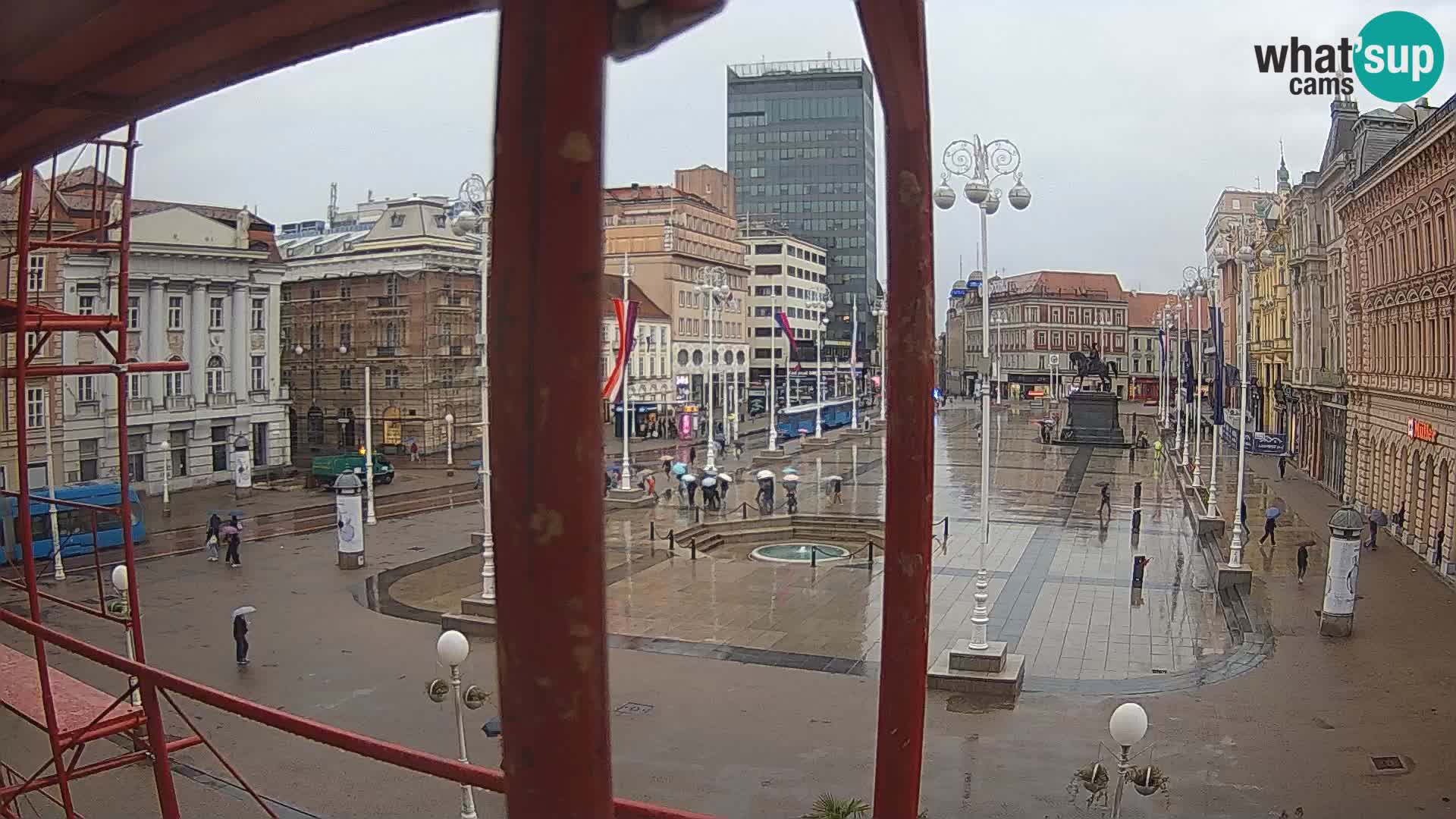 Zagreb Live Webcam – Bana Jelačić square