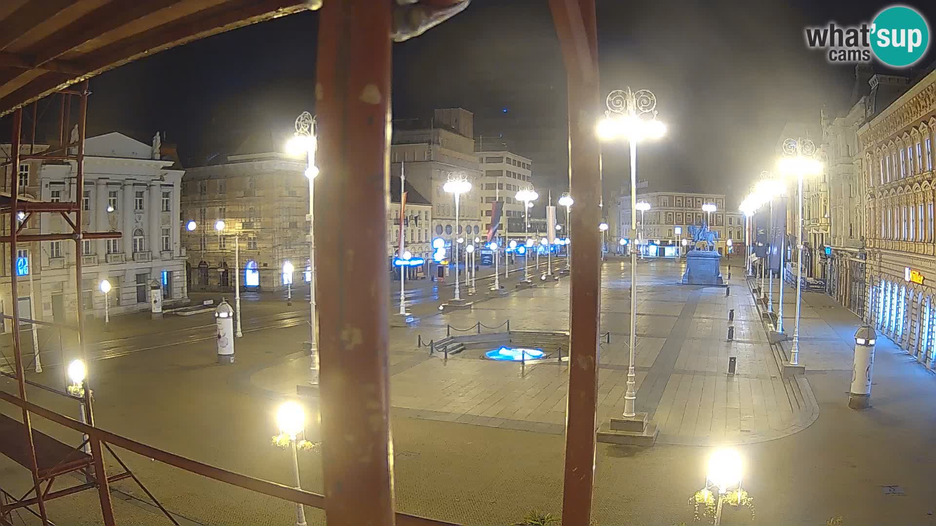 Zagabria Live Webcam piazza Bana Jelačić