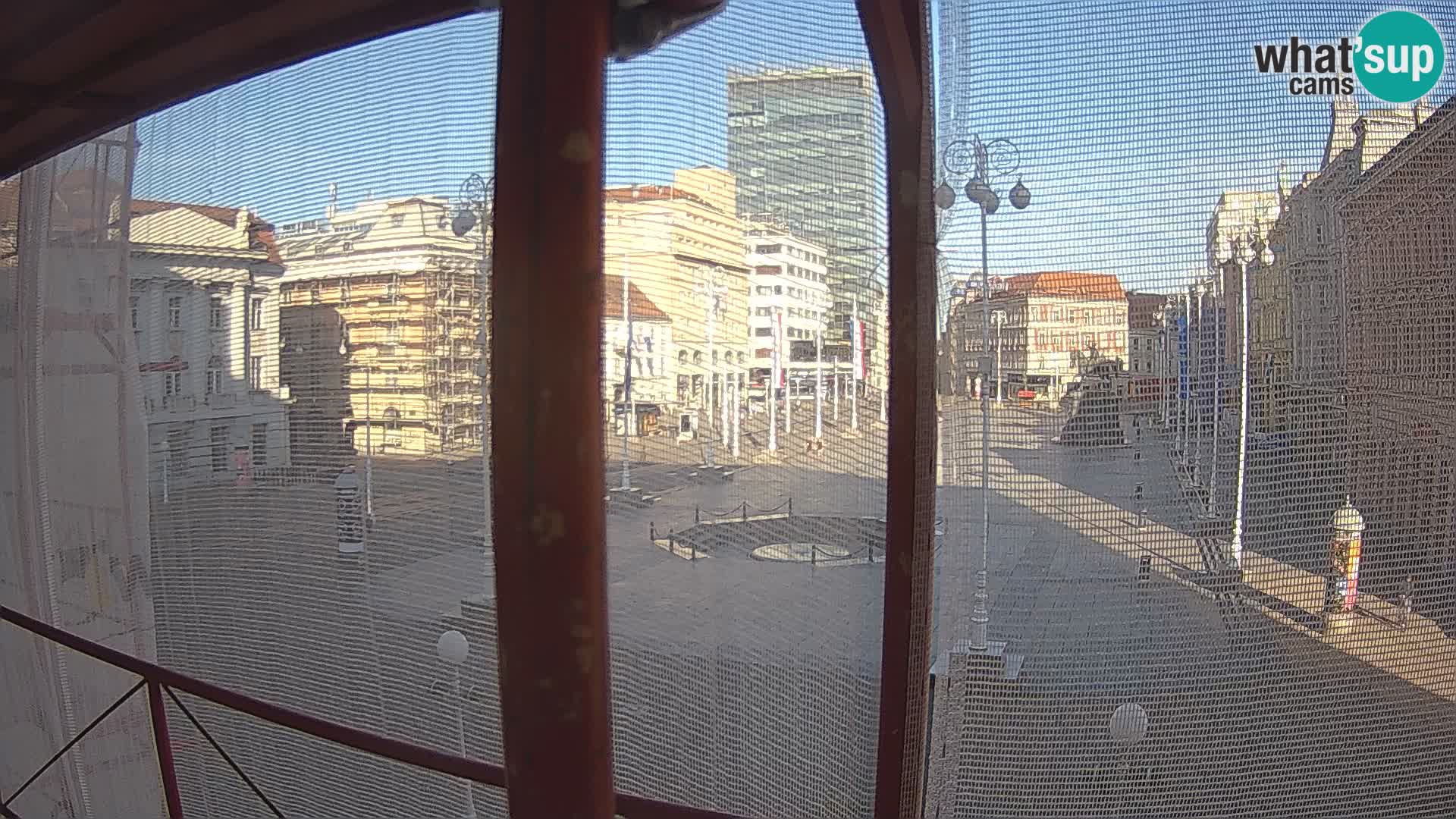Zagreb Live Webcam Platz Bana Jelačić