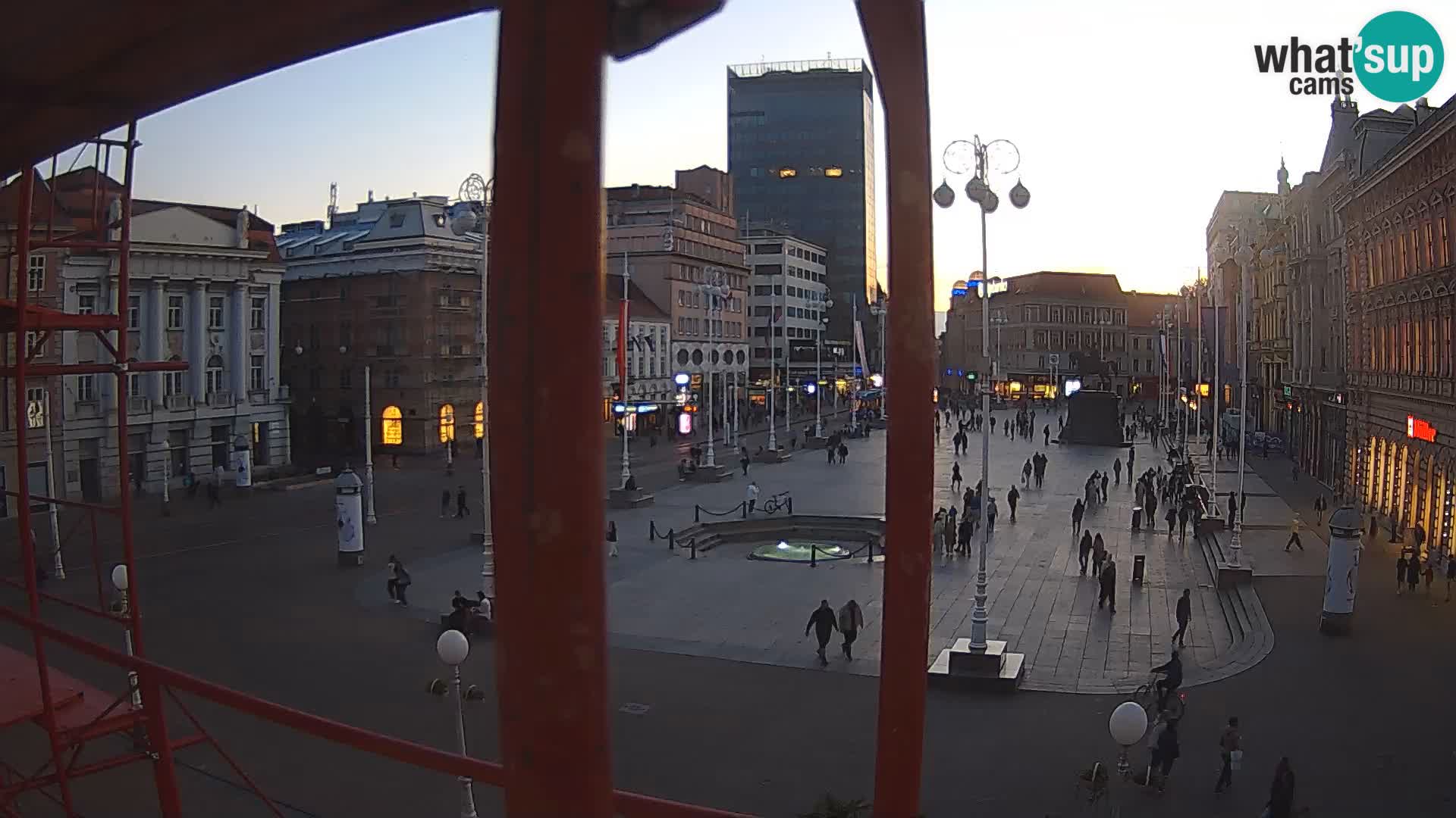 Zagabria Live Webcam piazza Bana Jelačić