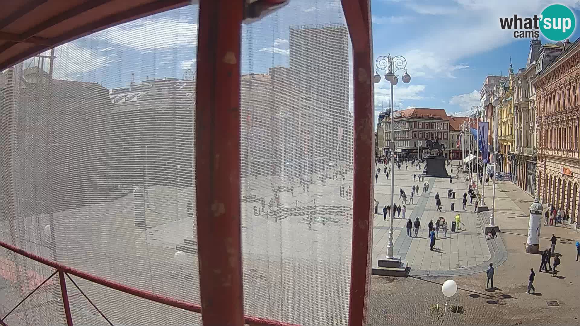 Zagabria Live Webcam piazza Bana Jelačić