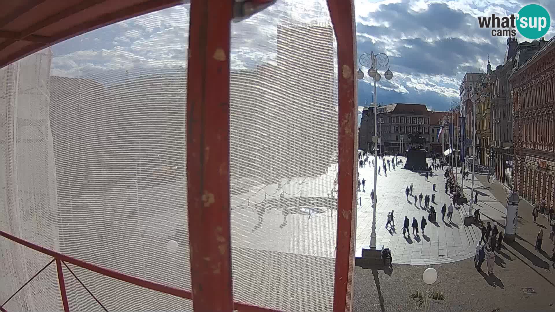 Zagabria Live Webcam piazza Bana Jelačić