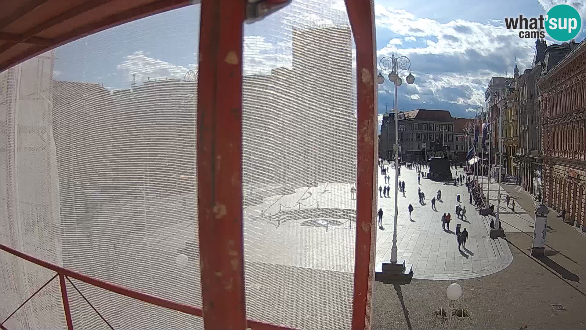 Zagabria Live Webcam piazza Bana Jelačić