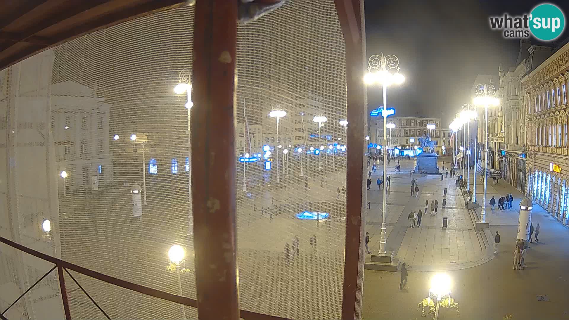 Zagreb camera en vivo plaza Bana Jelačić