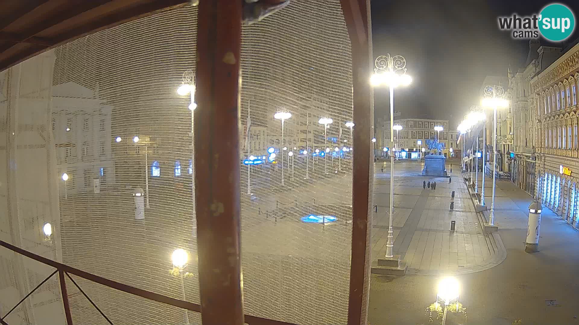 Zagreb Live Webcam – Bana Jelačić square
