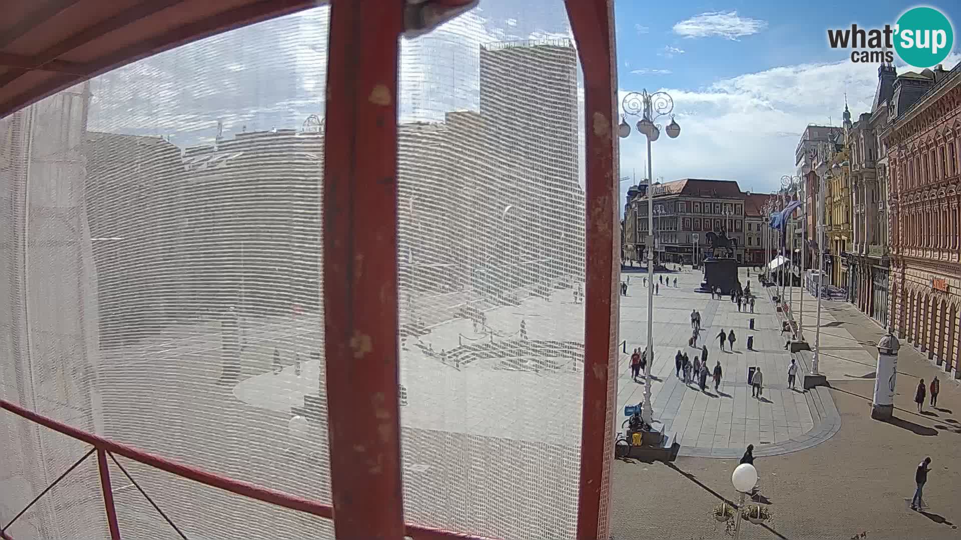Zagabria Live Webcam piazza Bana Jelačić