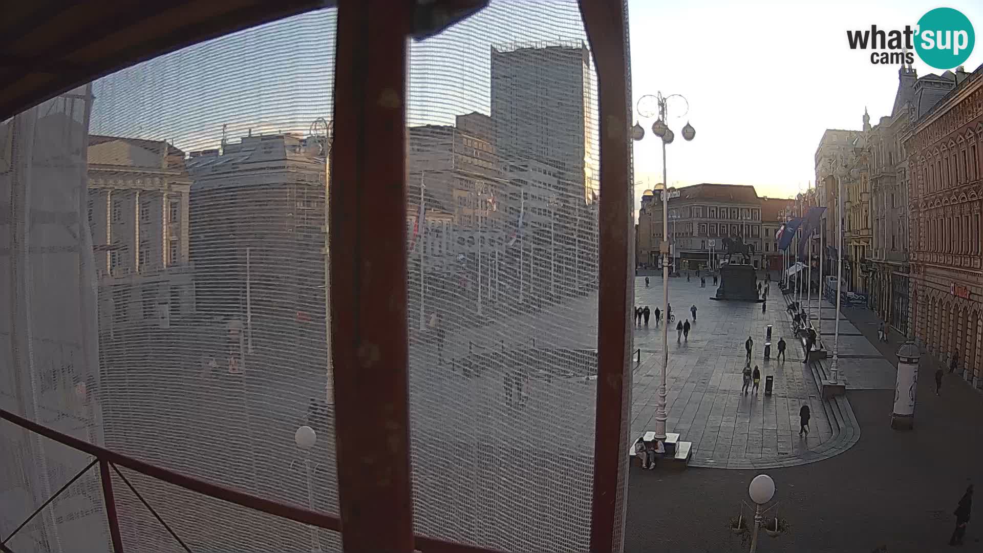 Zagabria Live Webcam piazza Bana Jelačić