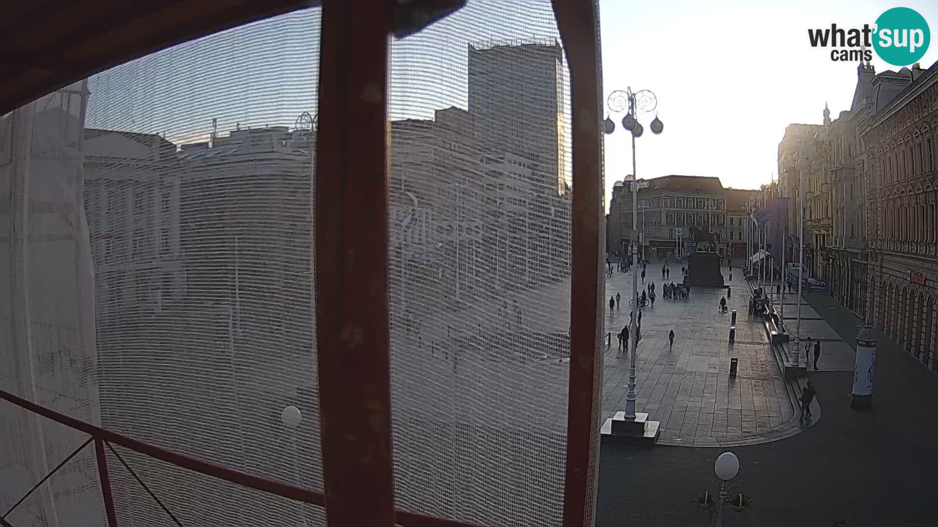Zagabria Live Webcam piazza Bana Jelačić
