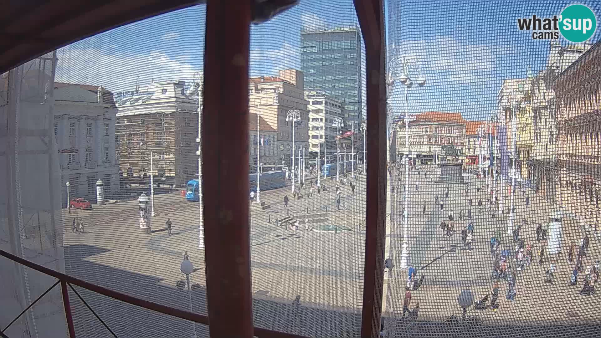 Zagabria Live Webcam piazza Bana Jelačić