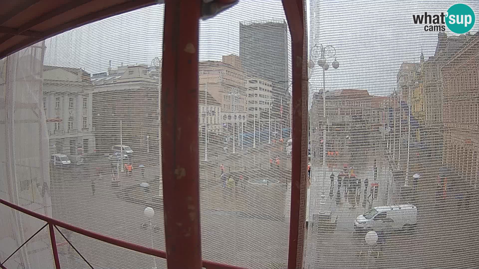 Zagreb camera en vivo plaza Bana Jelačić