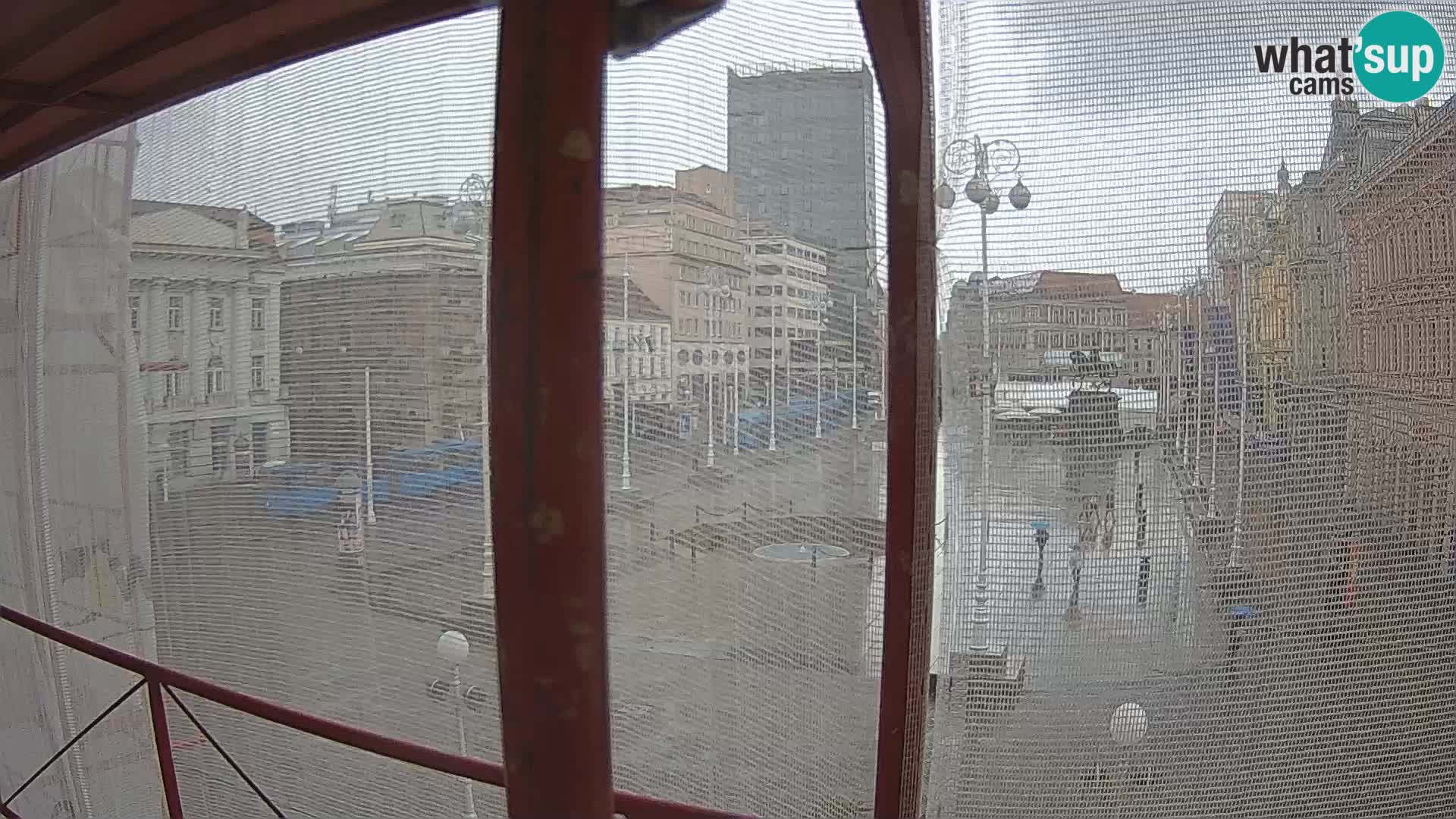 Zagreb camera en vivo plaza Bana Jelačić