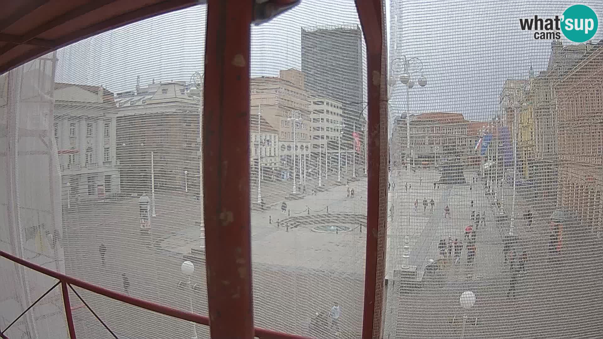 Zagabria Live Webcam piazza Bana Jelačić