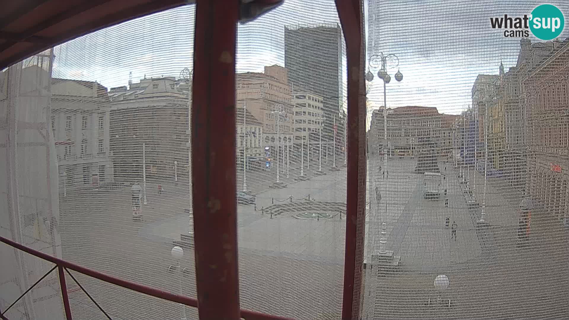 Zagreb camera en vivo plaza Bana Jelačić