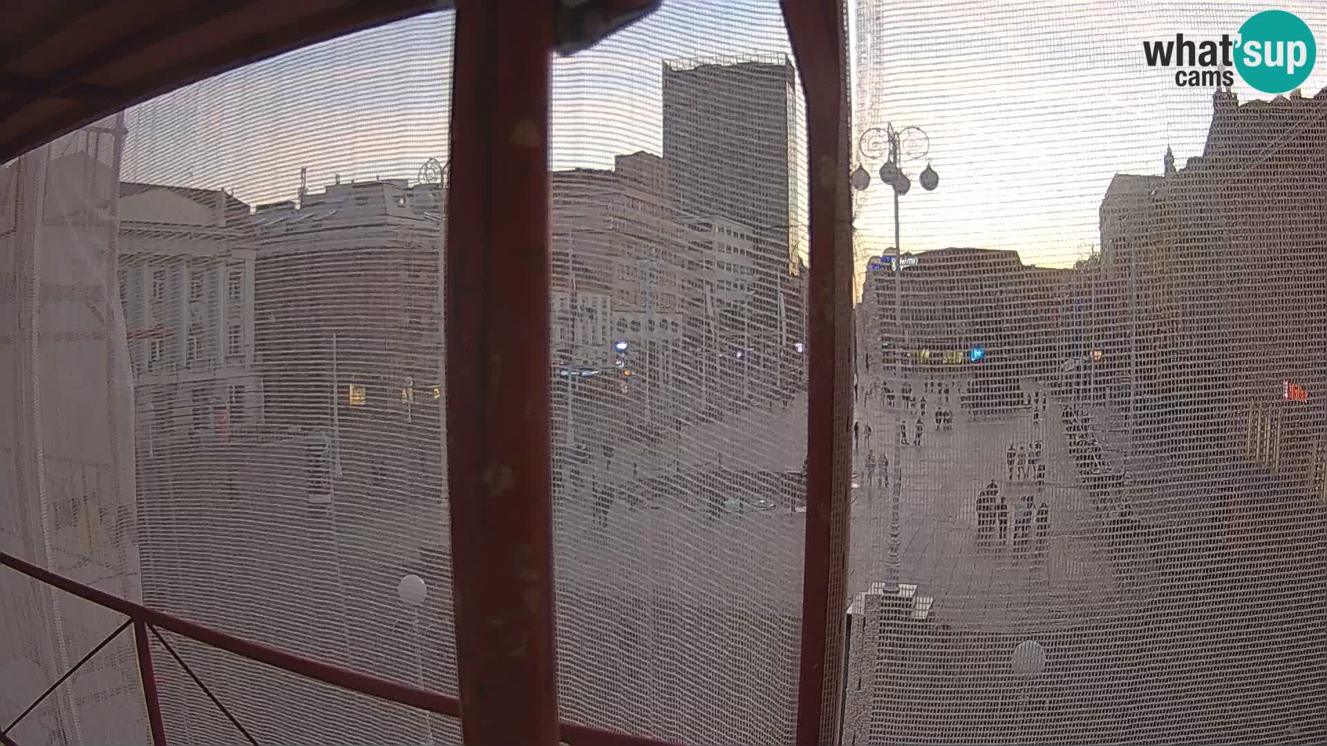 Zagreb web kamera trg Bana Jelačića
