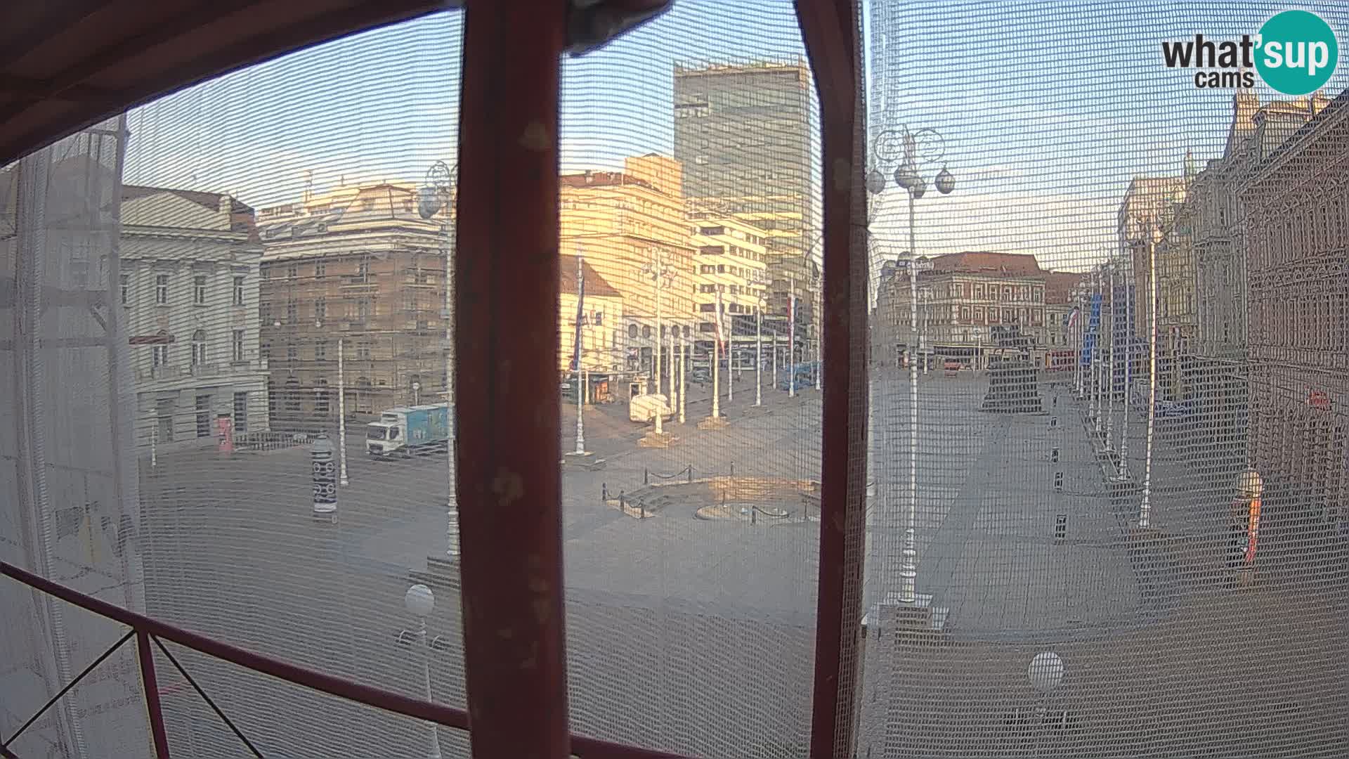 Zagreb camera en vivo plaza Bana Jelačić