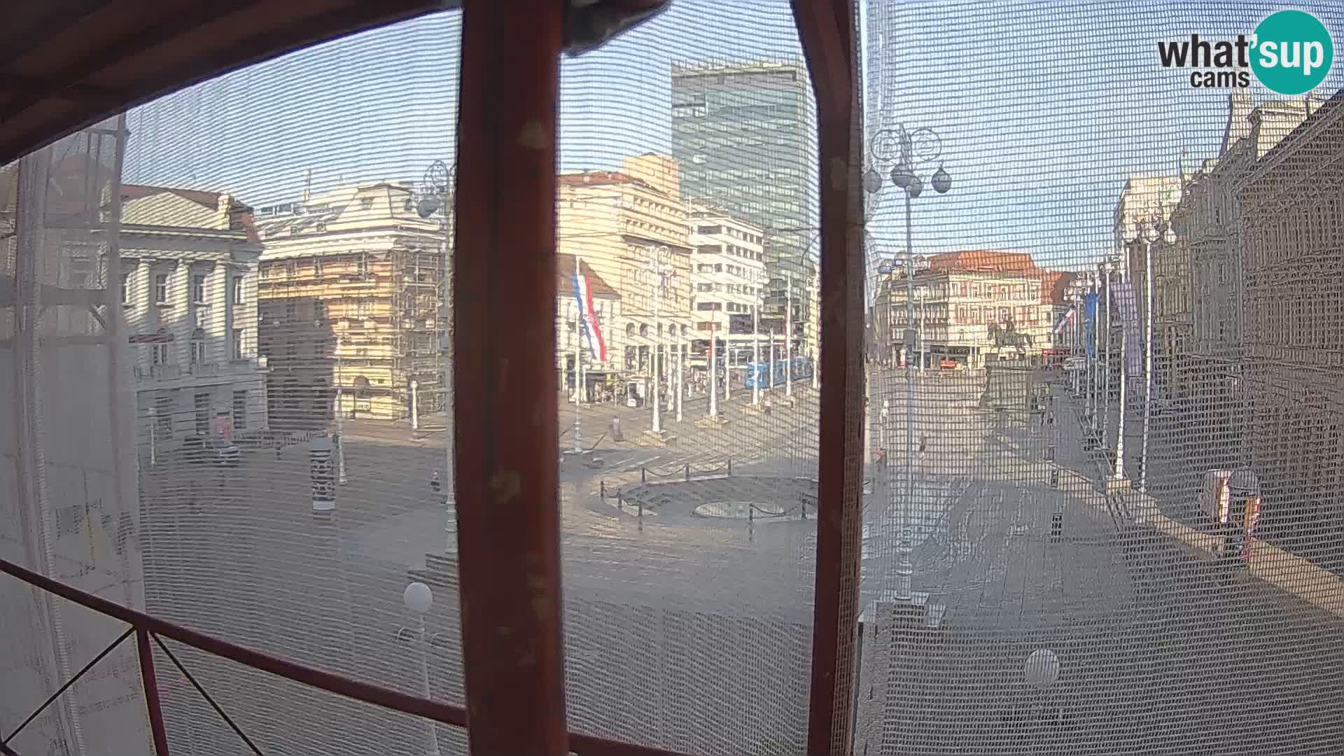 Zagabria Live Webcam piazza Bana Jelačić