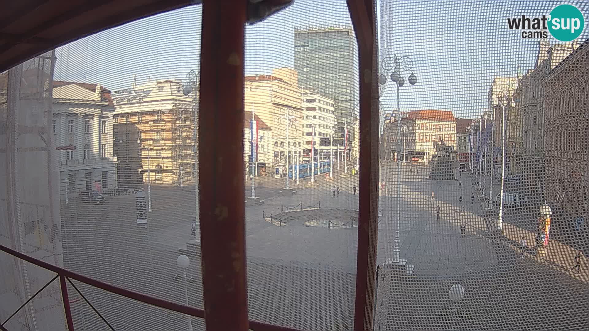 Zagreb Live Webcam Platz Bana Jelačić