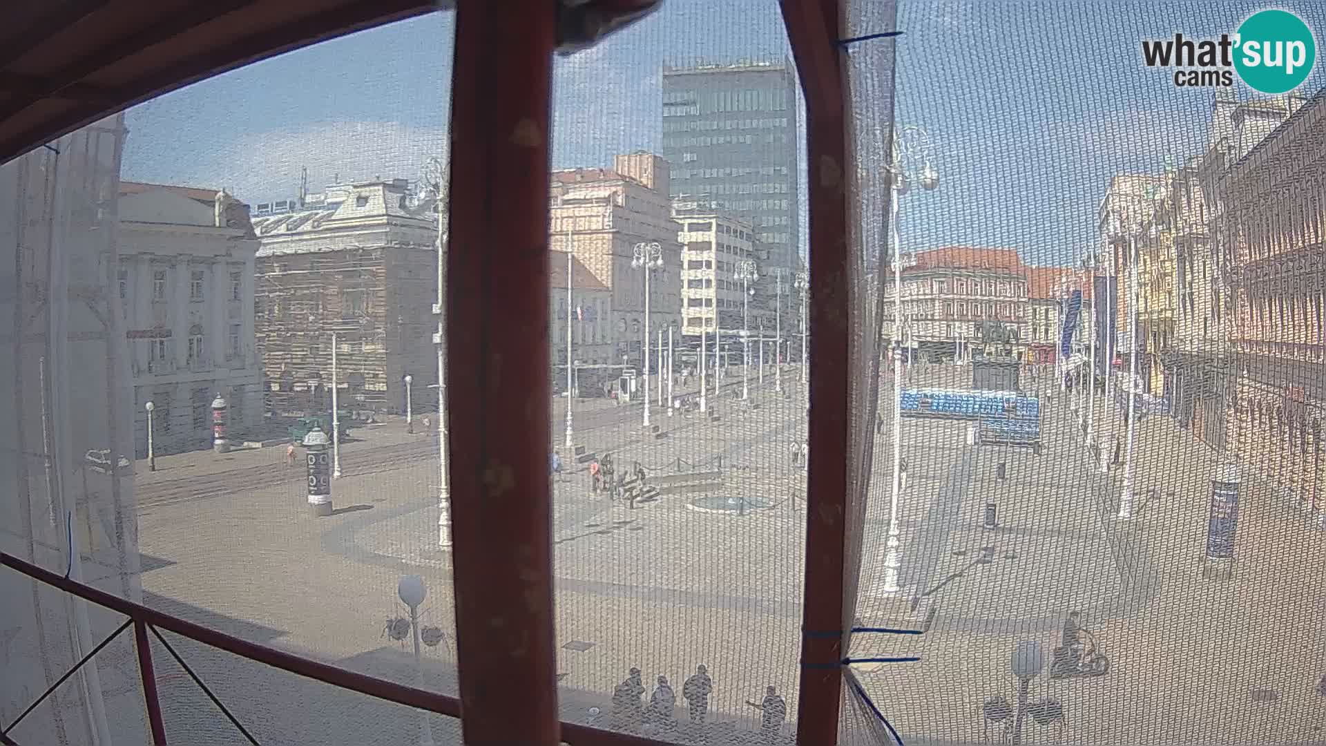 Zagreb Live Webcam Platz Bana Jelačić