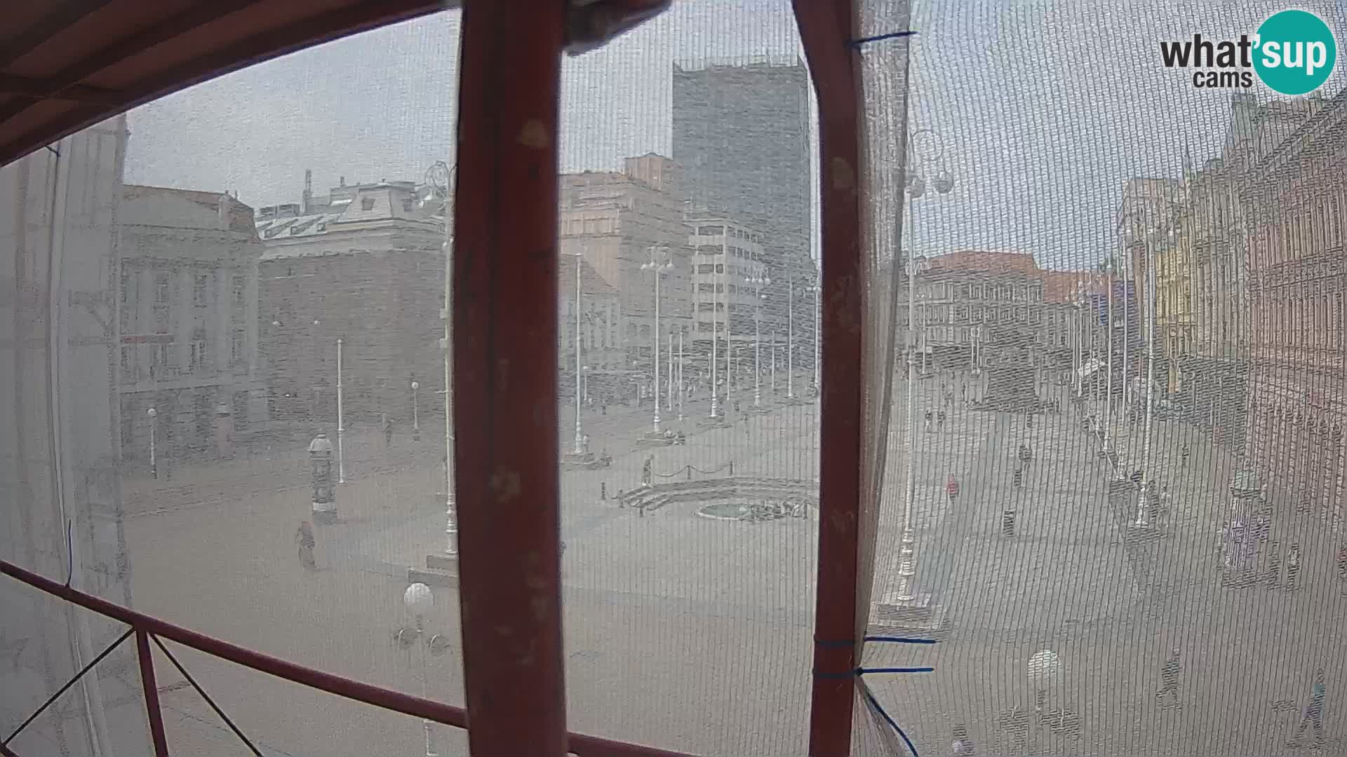 Zagreb Live Webcam Platz Bana Jelačić