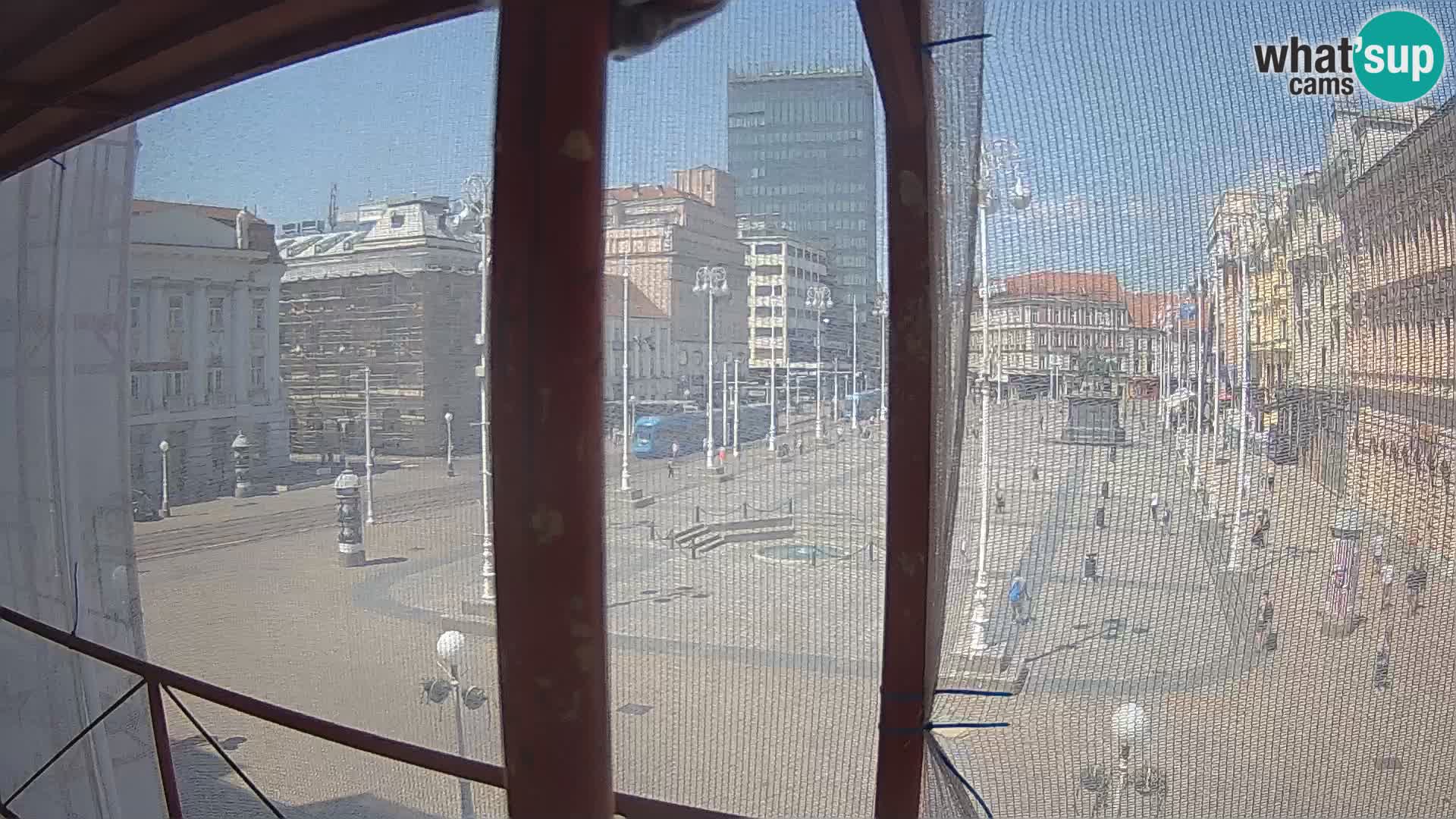 Zagreb Live Webcam Platz Bana Jelačić