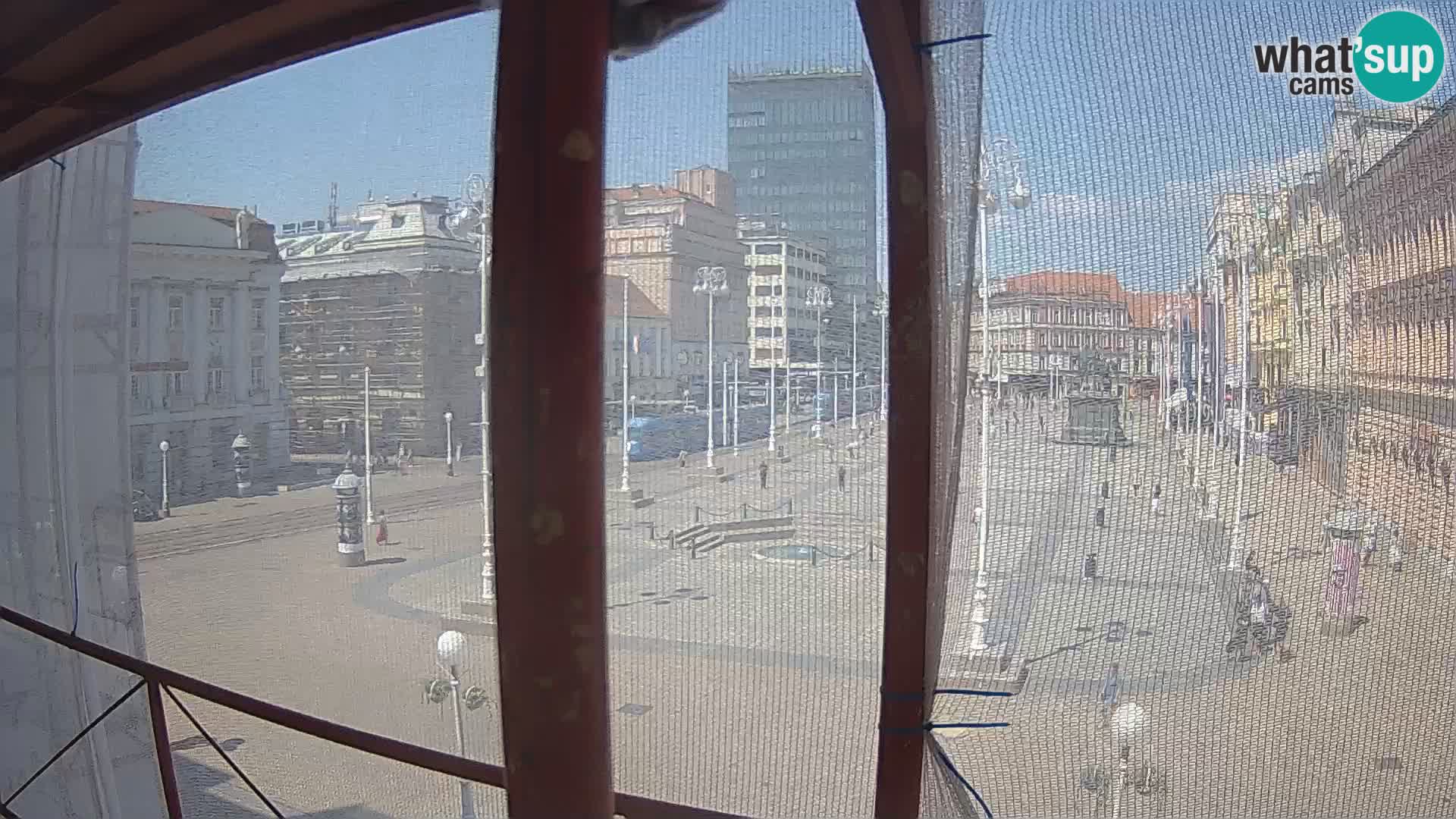 Zagreb camera en vivo plaza Bana Jelačić