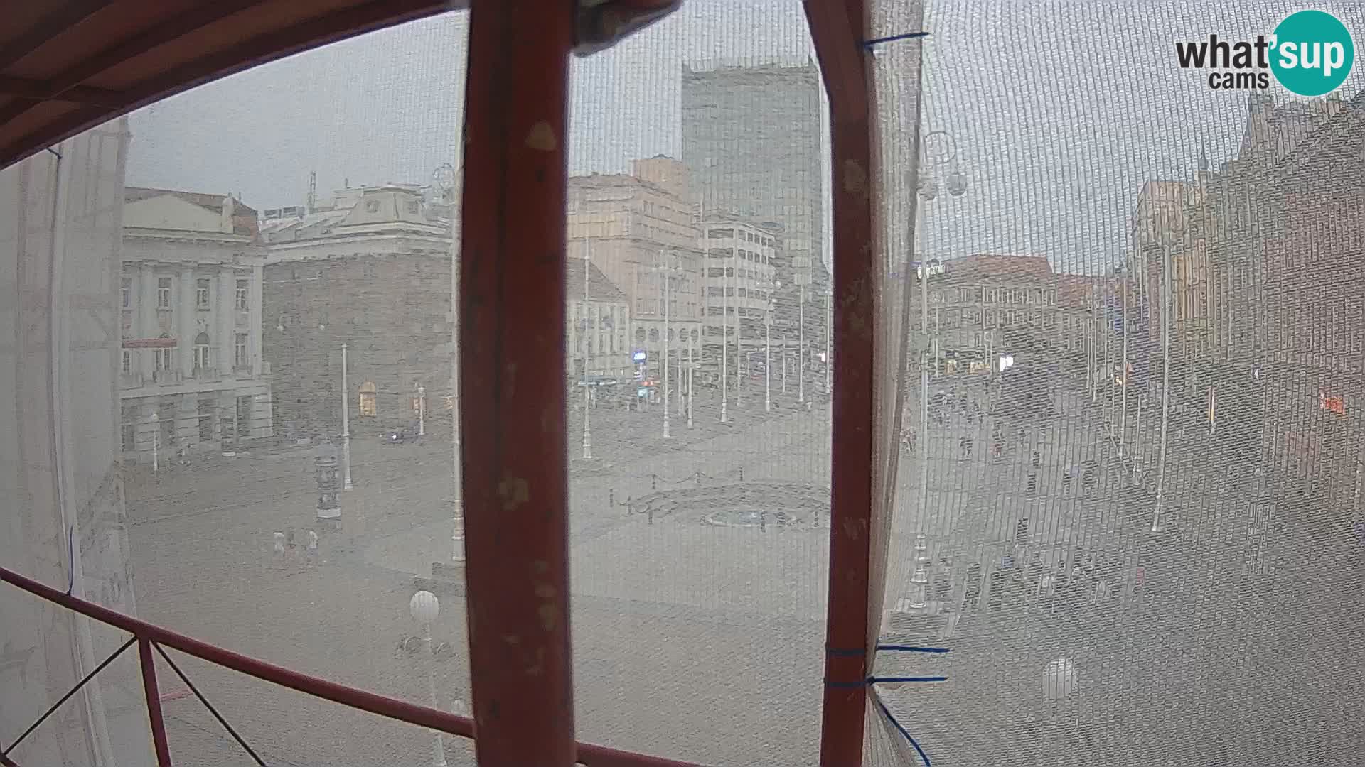 Zagreb Live Webcam Platz Bana Jelačić