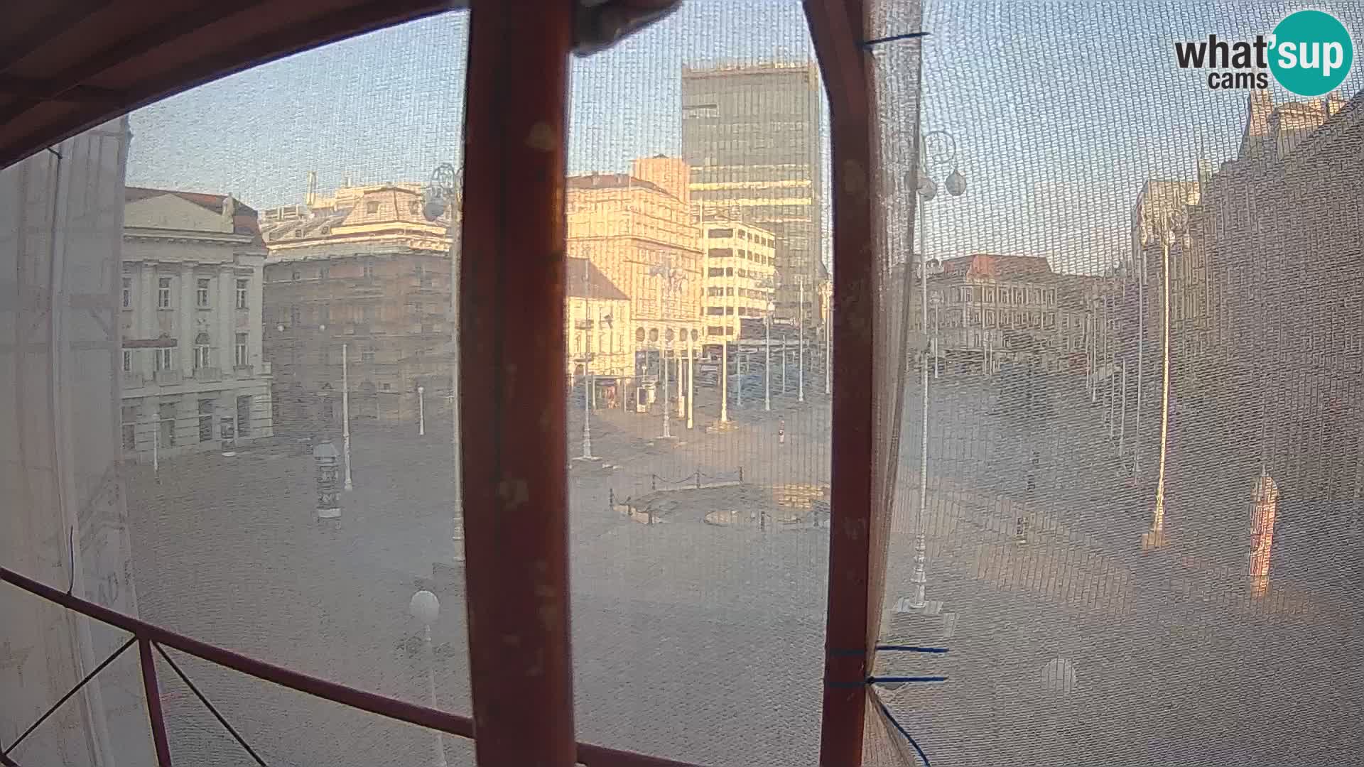 Zagreb camera en vivo plaza Bana Jelačić