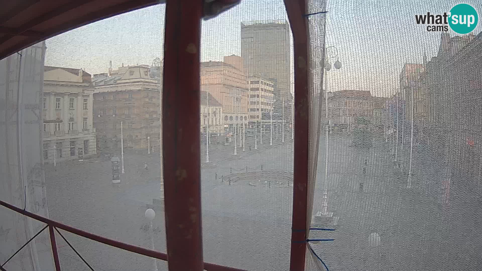 Zagreb web kamera trg Bana Jelačića