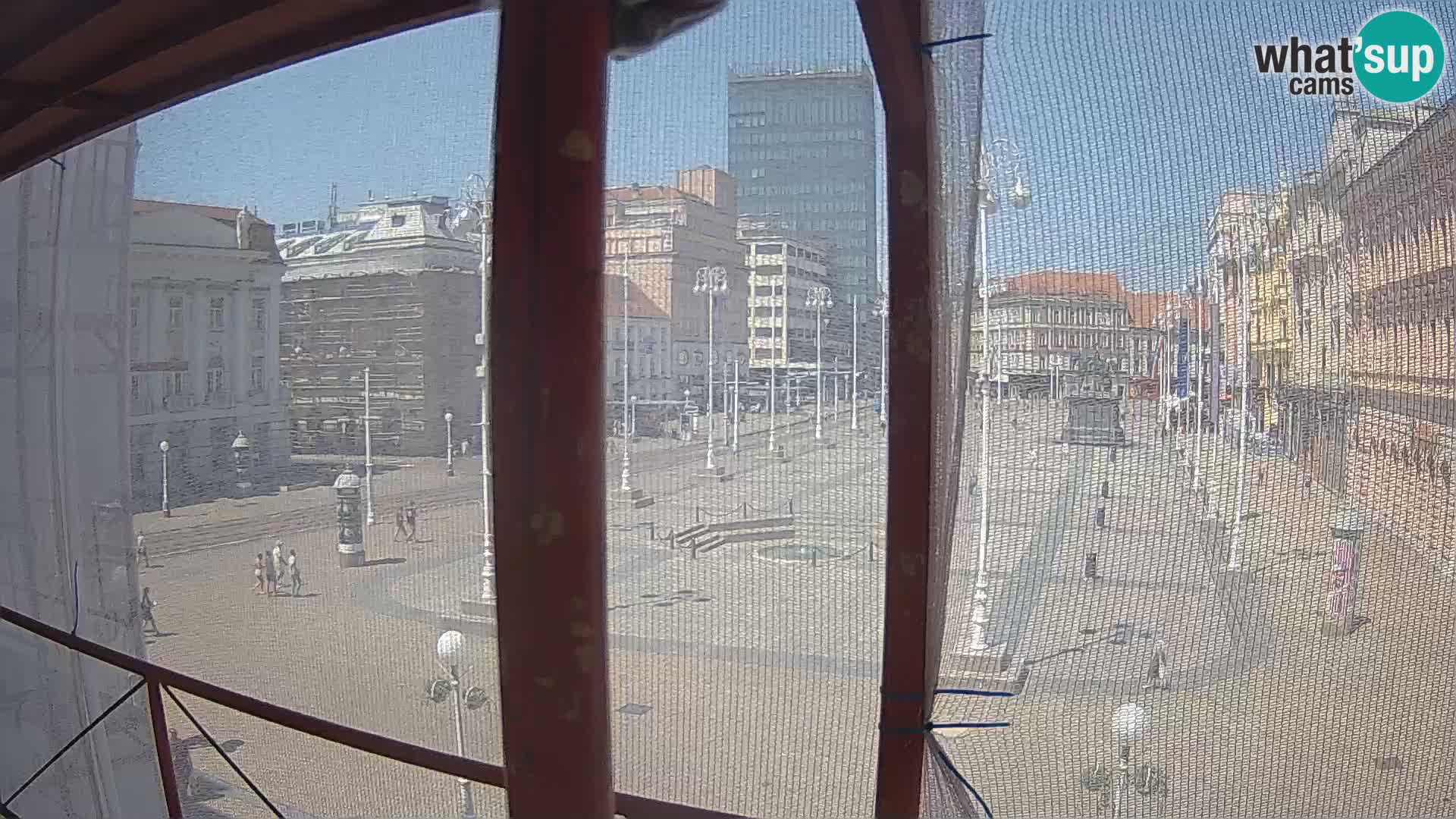 Zagabria Live Webcam piazza Bana Jelačić