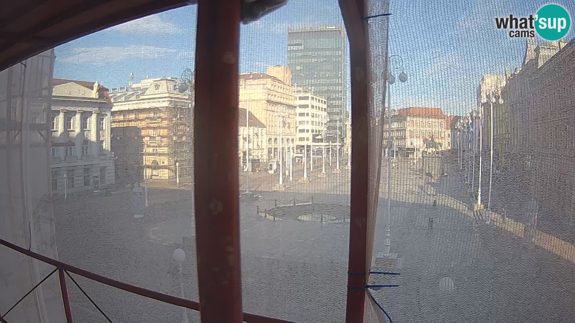 Zagabria Live Webcam piazza Bana Jelačić