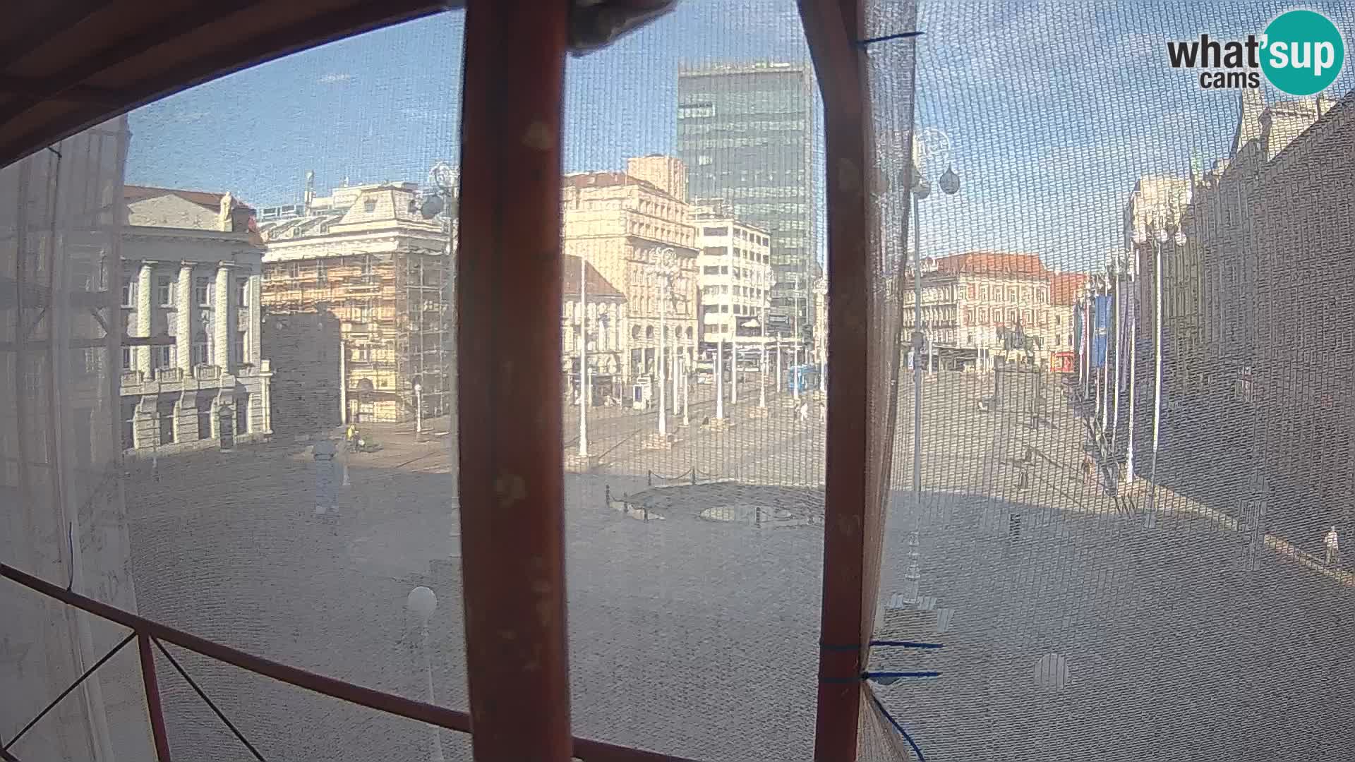 Zagreb camera en vivo plaza Bana Jelačić