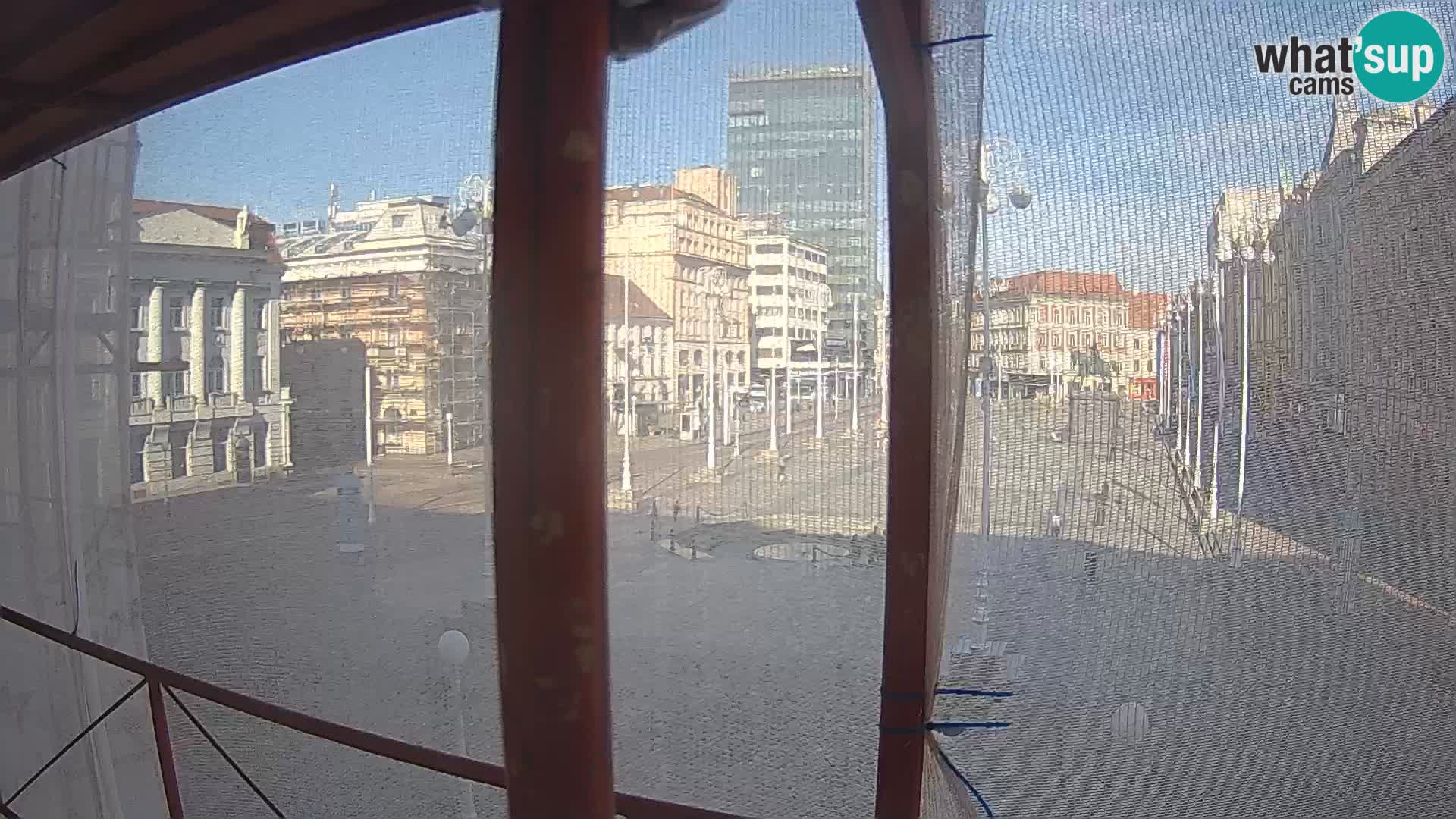 Zagreb web kamera trg Bana Jelačića