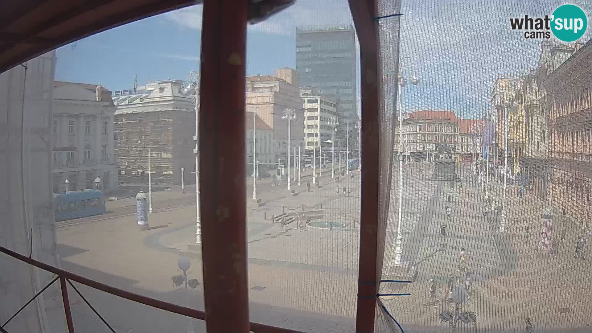 Zagreb Live Webcam Platz Bana Jelačić