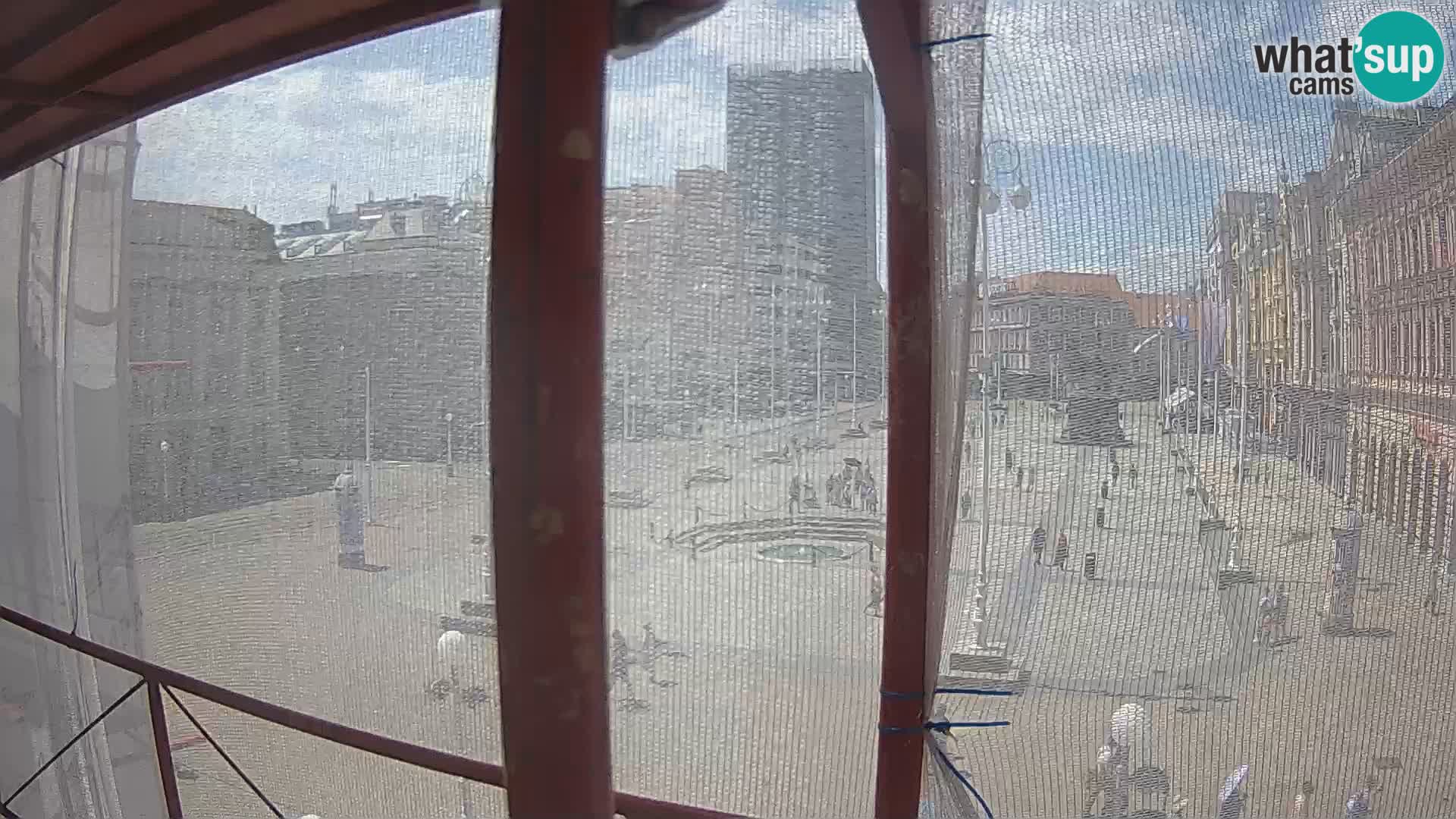 Zagreb Live Webcam Platz Bana Jelačić