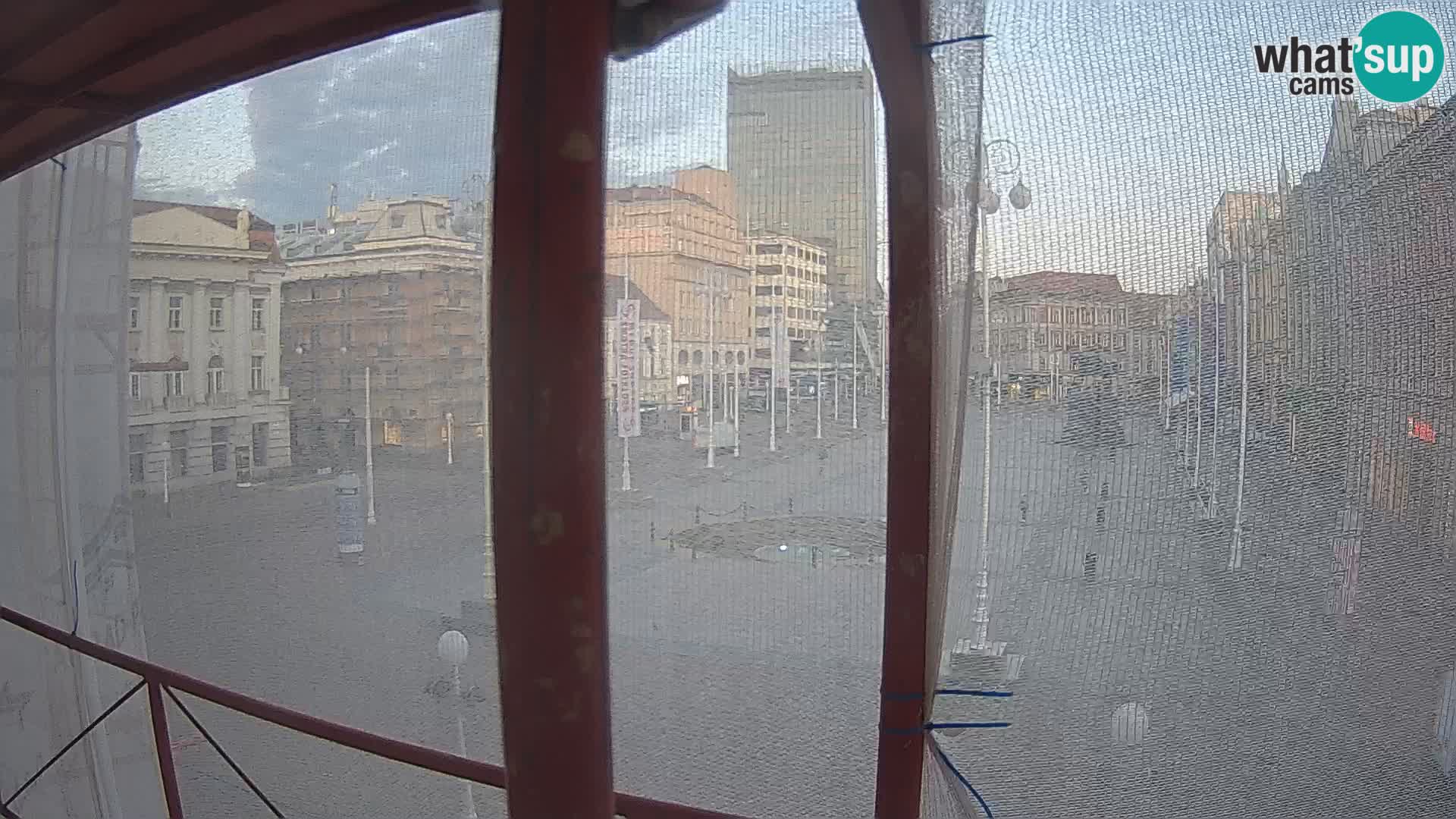 Zagreb Live Webcam Platz Bana Jelačić